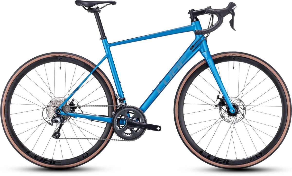 CUBE ATTAIN RACE BLUE/SPECTRAL 2023 Heren Blue/spectral 58cm 2023