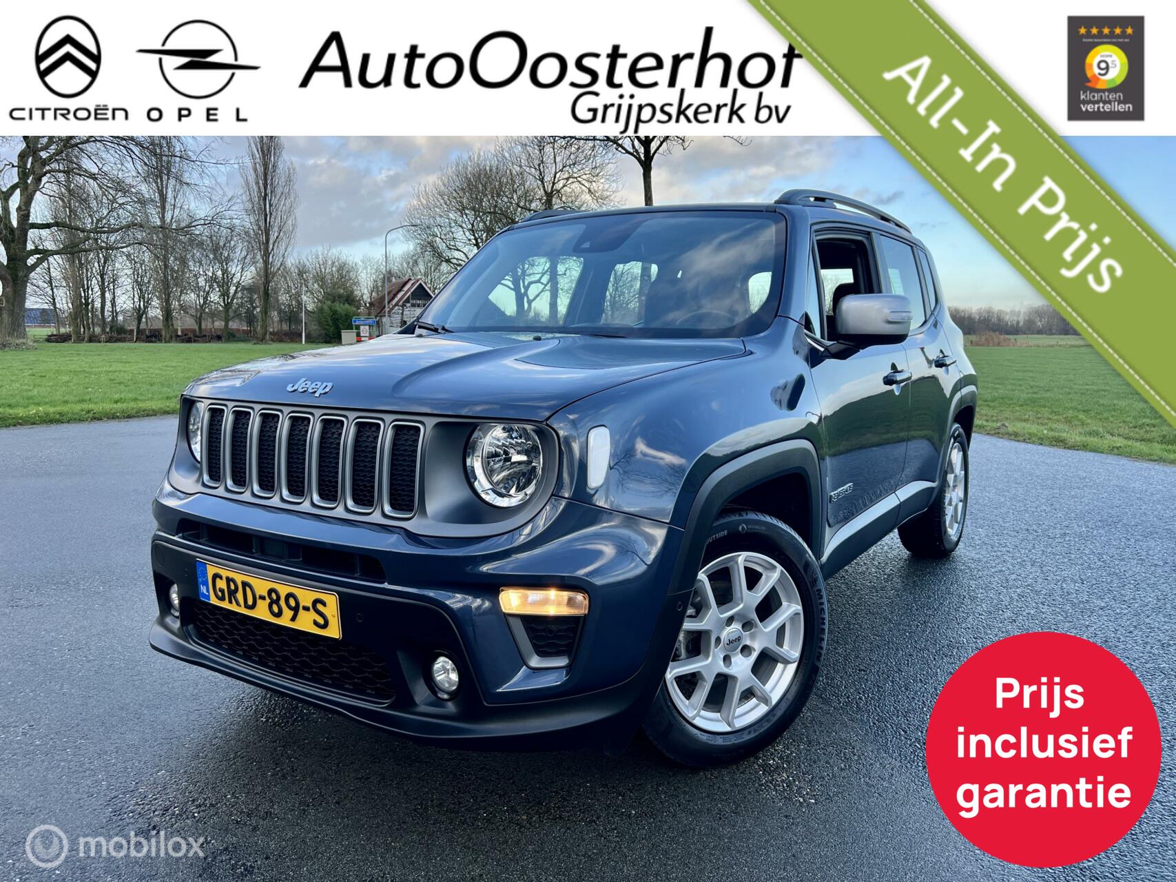 Jeep Renegade 120pk T Limited luxe STAAT RIJKLAAR