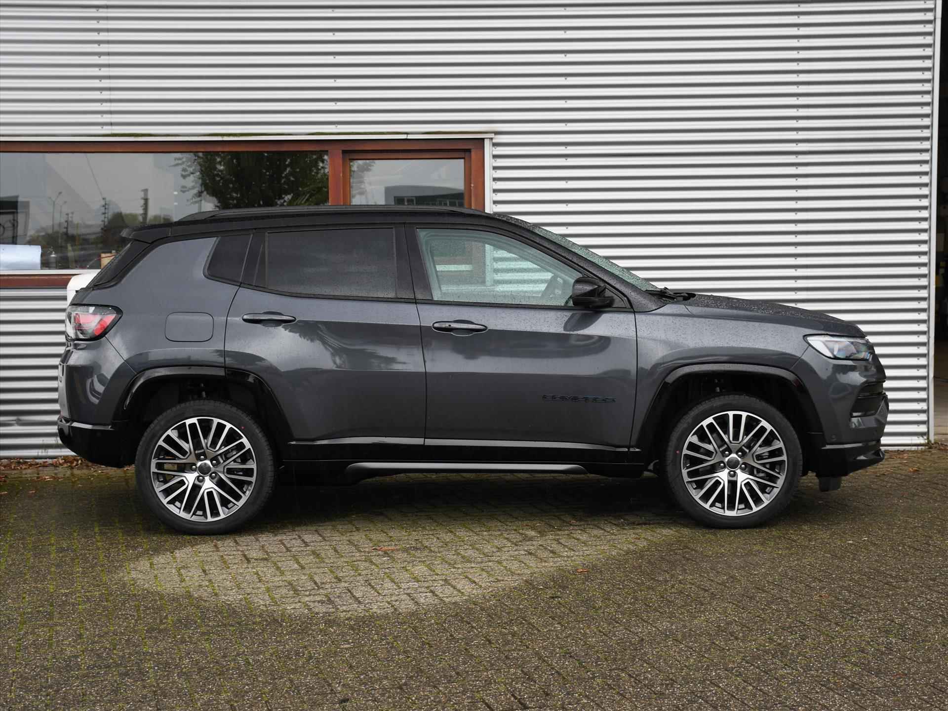 Jeep Compass Summit 1.3T 4XE 180pk Automaat SCHUIF-DAK | LEDER | 19''LM | DAB | DODE HOEK | PDC + 360º CAM. | KEYLESS - 4/39