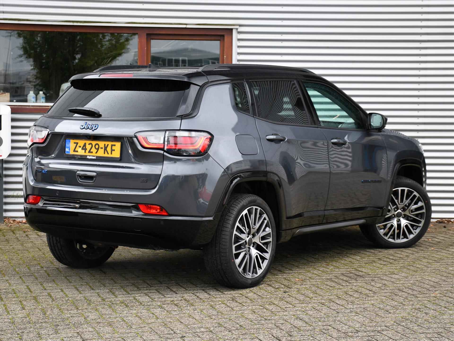 Jeep Compass Summit 1.3T 4XE 180pk Automaat SCHUIF-DAK | LEDER | 19''LM | DAB | DODE HOEK | PDC + 360º CAM. | KEYLESS - 5/39