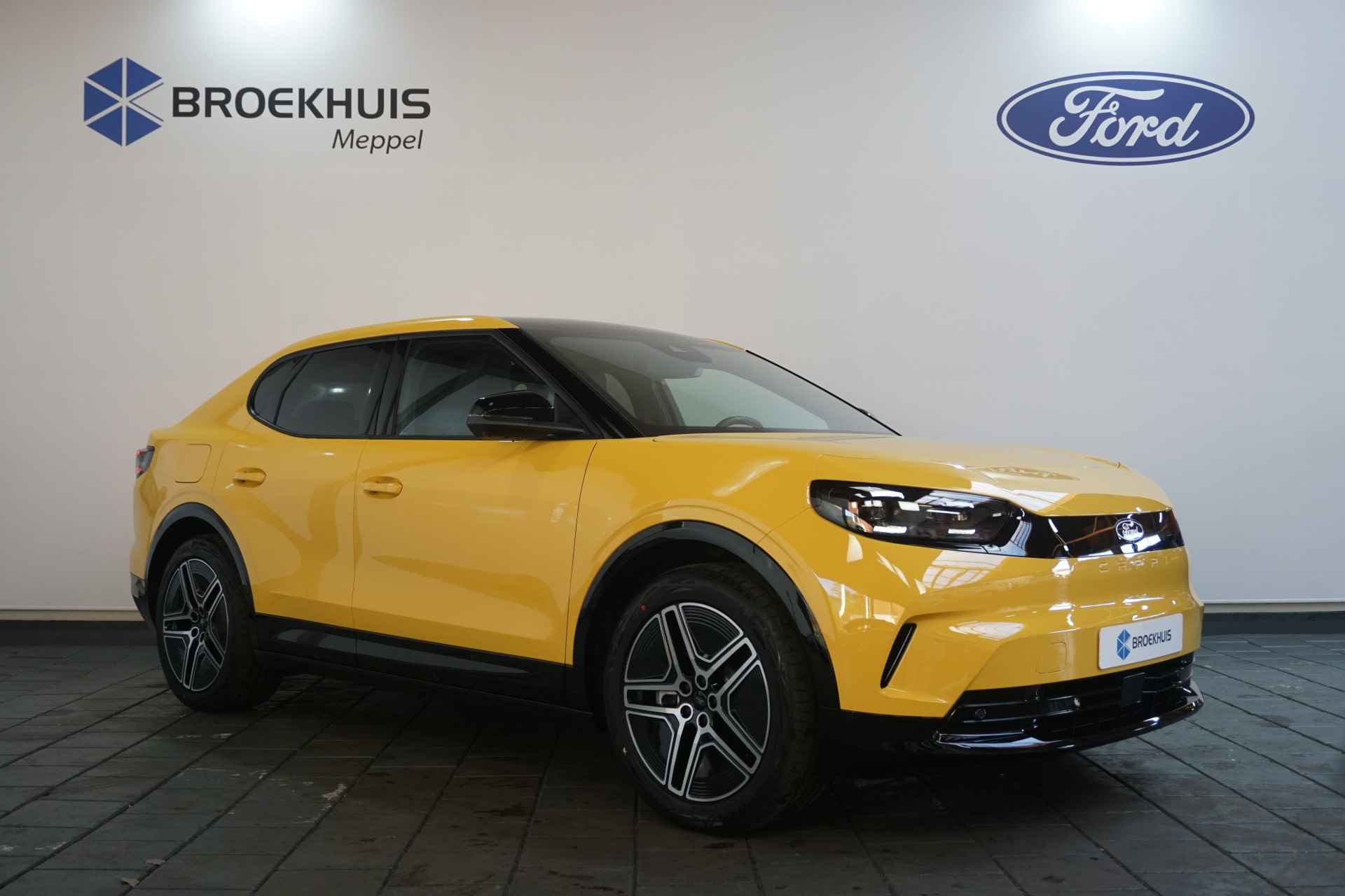 Ford Capri Premium Extended Range RWD 77 kWh | Vivid Yellow | 20" LMV | Driver assistance pack | Panoramadak | SNEL RIJDEN! - 7/45