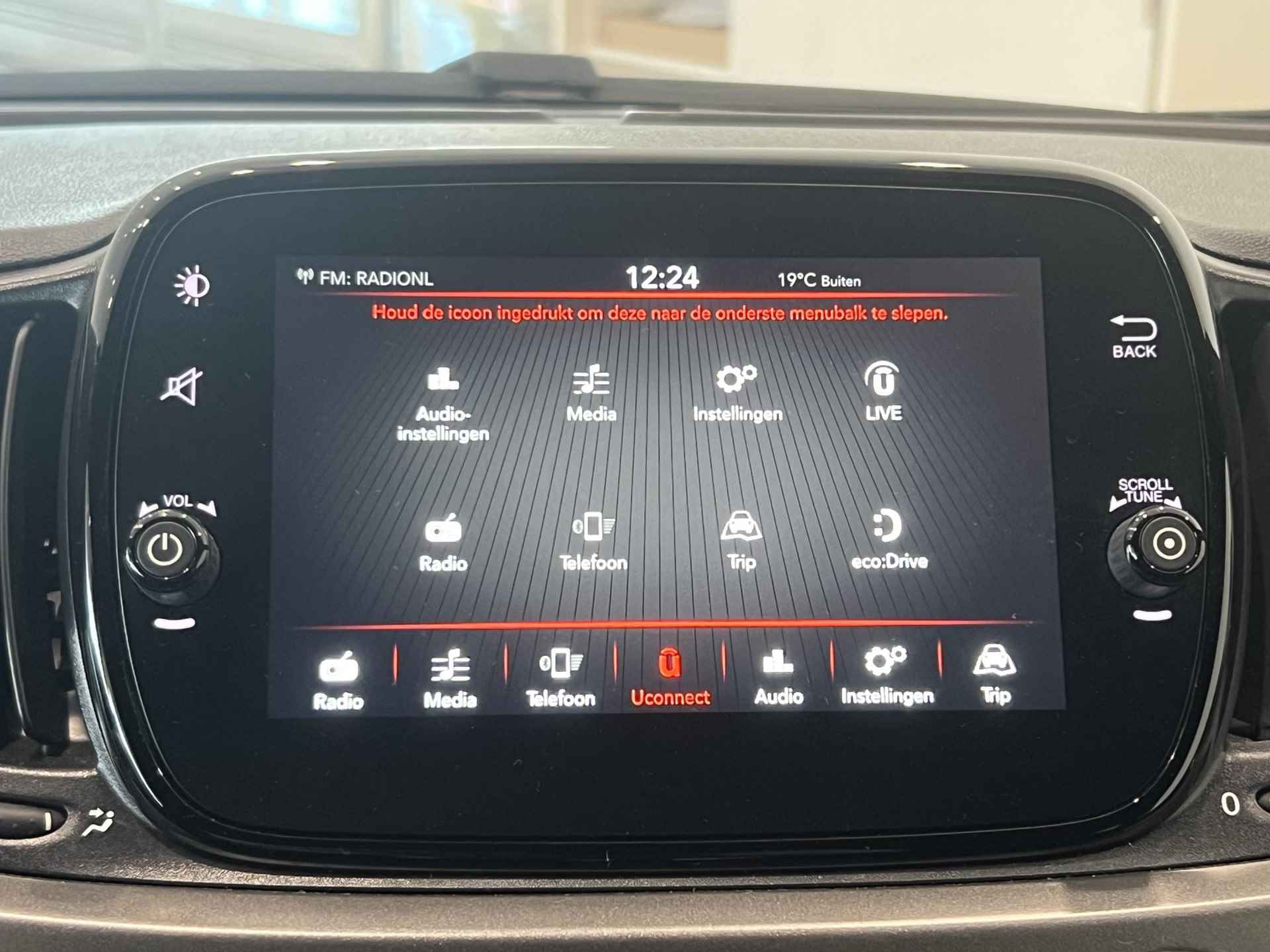 Fiat 500 1.2 69 S CRUISE CONTROL | CLIMATE CONTROL | APPLE CARPLAY / ANDROID AUTO | LICHT METAAL | LED-DAGRIJVERLICHTING | - 19/26