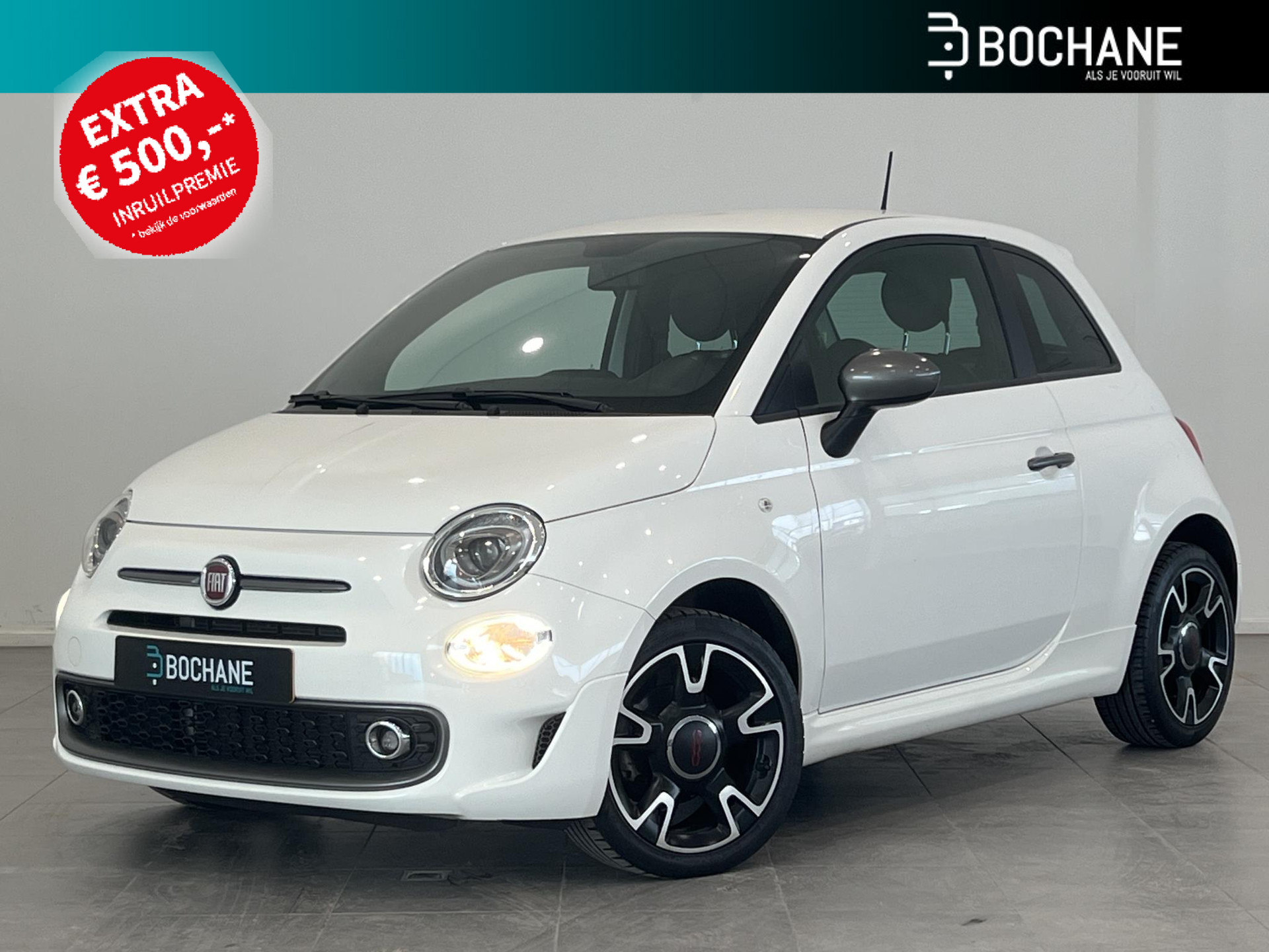 Fiat 500 1.2 69 S CRUISE CONTROL | CLIMATE CONTROL | APPLE CARPLAY / ANDROID AUTO | LICHT METAAL | LED-DAGRIJVERLICHTING | bij viaBOVAG.nl
