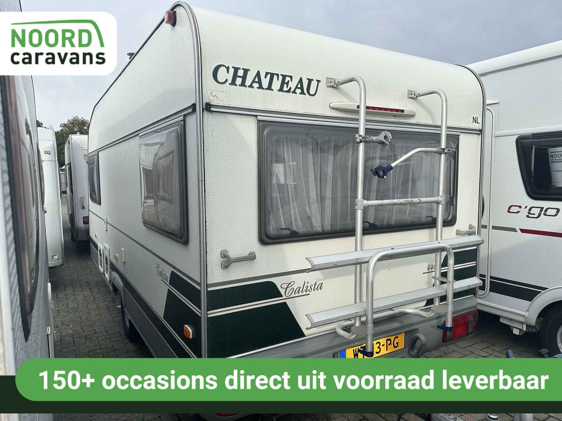 CHATEAU CALISTA 440 DWARSBED + VOORTENT + FIETSENDRAGER - 3/17