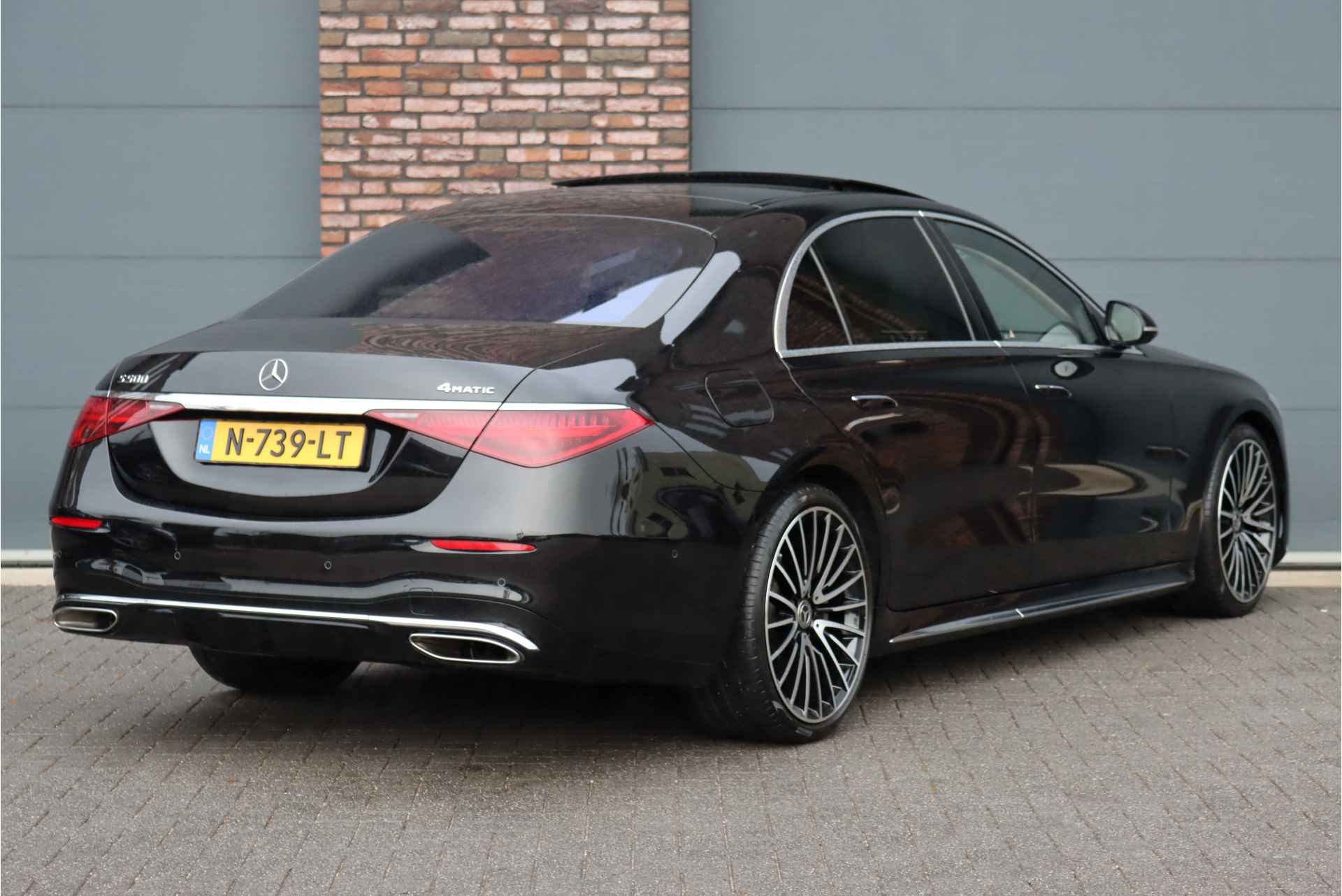 Mercedes-Benz S-Klasse 500 4MATIC Lang AMG Line Aut9 | Luchtvering | Distronic+ | Memory | Burmester | Stoelventilatie V+A | Massage V+A |Schermen Achter | Nappa Leder | 3D-Display | Verwarmd Stuurwiel | Vlakkenverwarming | Standkachel | - 8/41