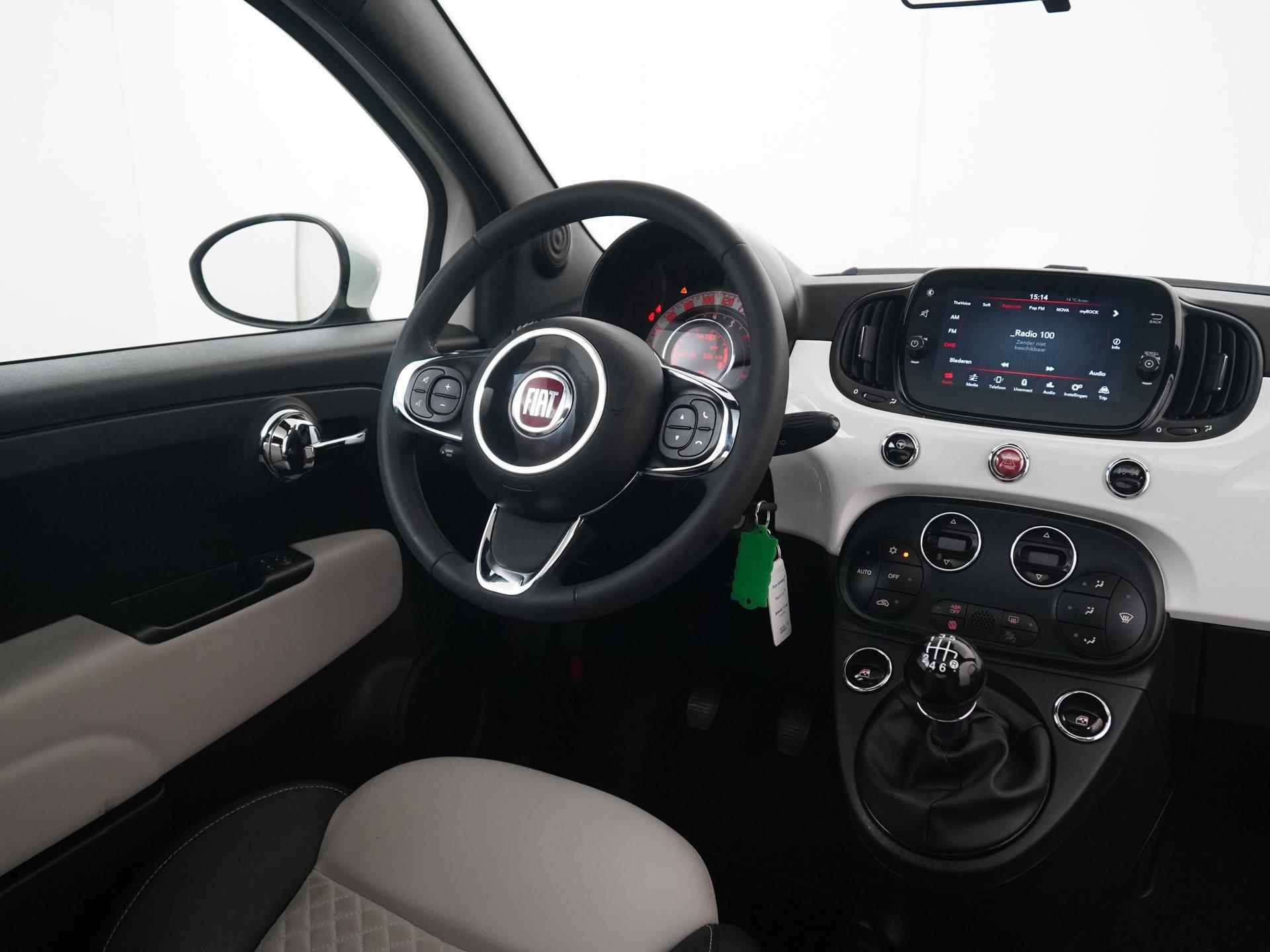 Fiat 500 1.0 Hybrid Dolcevita | Panoramadak | Apple/Android Carplay | Parkeersensor | Zondag Open! - 5/32