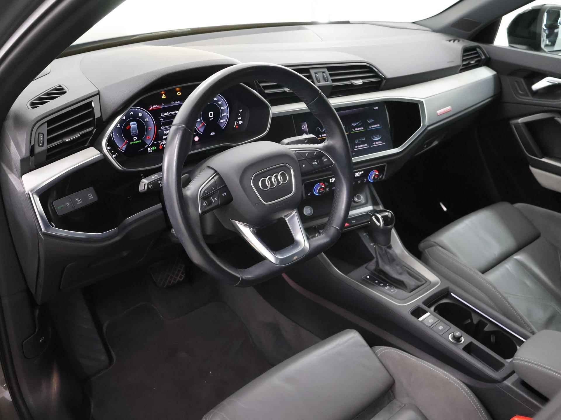 Audi Q3 45 TFSI quattro S-Line | 2x S-Line | Panoramadak | Stoelverwarming | Virtual Cockpit | B&O Audio | Camera | Rijassistent-Systeem | Sportstoelen | Matrix-LED | DAB |  Trekhaak | - 8/45