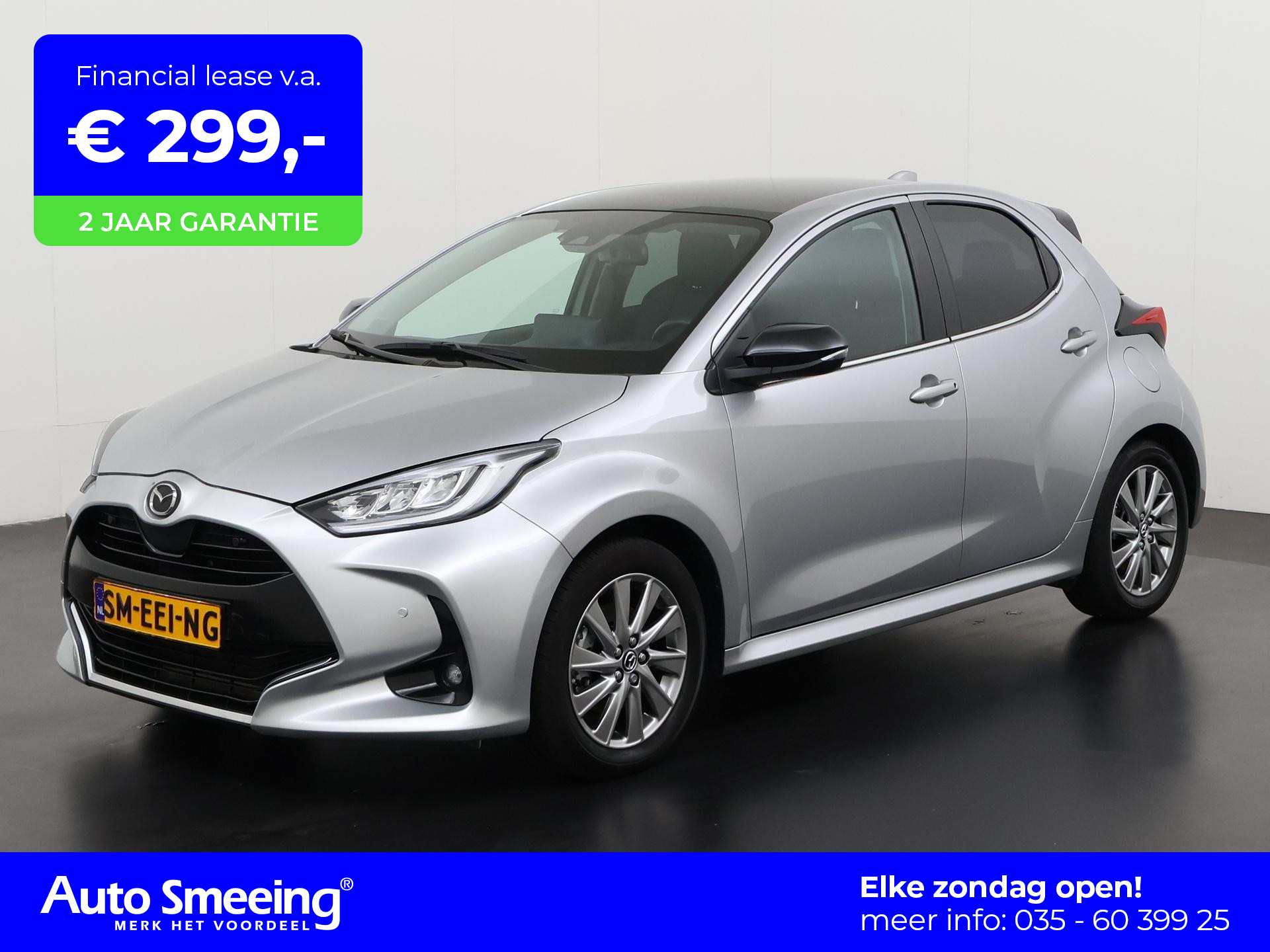 Mazda 2 Hybrid 1.5 Select | Panoramadak | Head Up | Camera | Zondag Open!