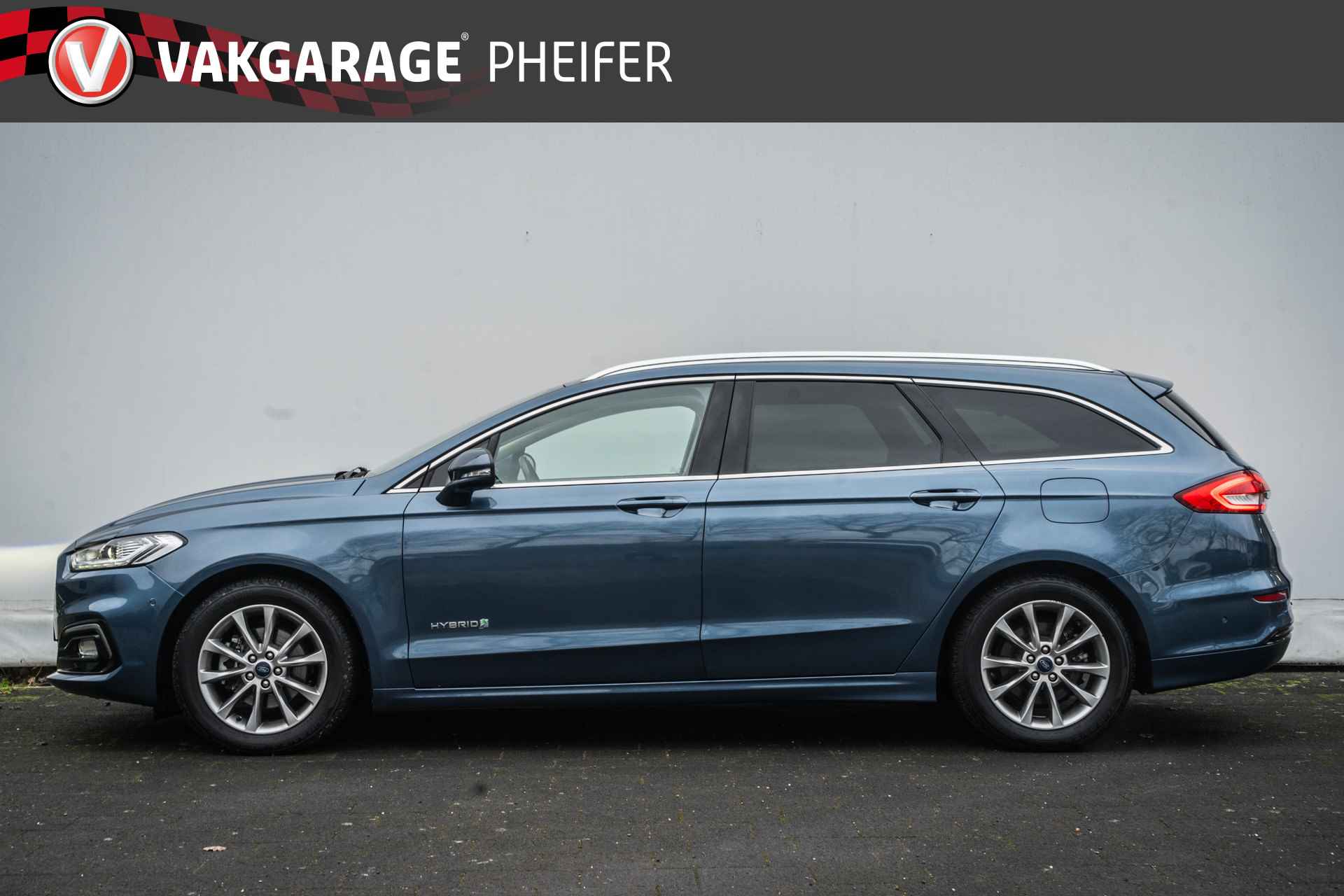 Ford Mondeo Wagon 2.0 IVCT 187pk HEV Titanium Lederen int./ Stoelverwarming/ Trekhaak/ Camera/ Adapt. cruise - 7/40