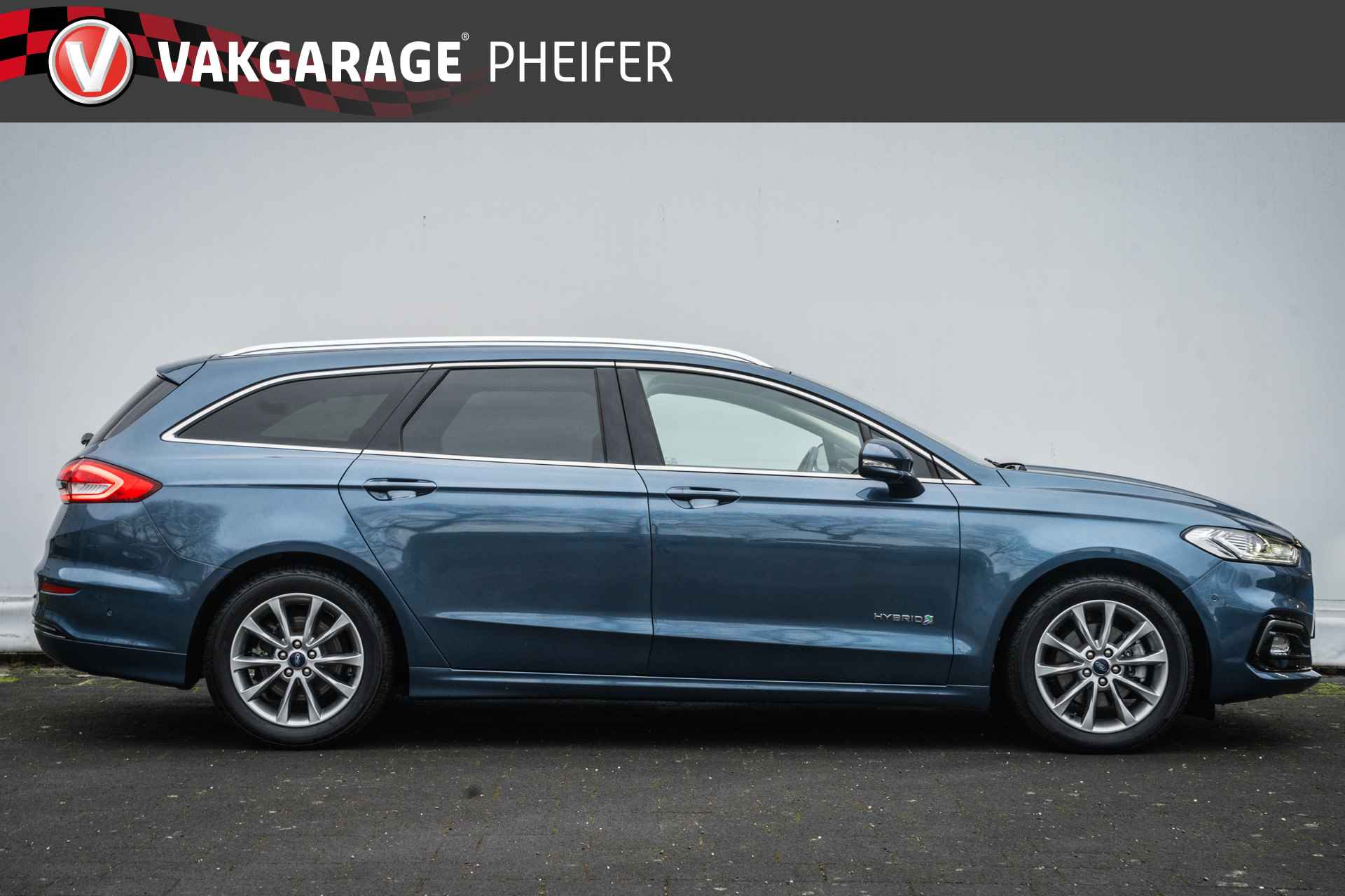 Ford Mondeo Wagon 2.0 IVCT 187pk HEV Titanium Lederen int./ Stoelverwarming/ Trekhaak/ Camera/ Adapt. cruise - 10/40