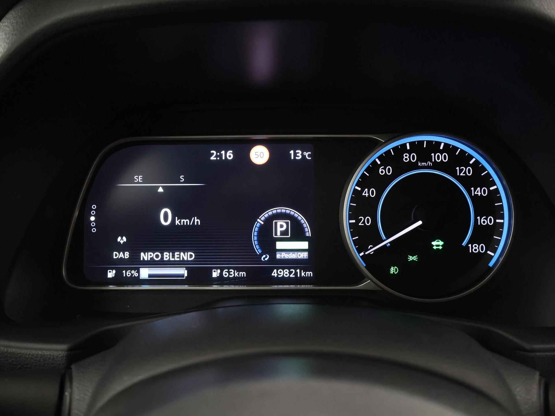 Nissan LEAF e+ Tekna 62 kWh | Adaptieve Cruise Control | 360 Camera | Lederen Interieur | Climate Control | Stoelverwarming | Navigatie | Standkachel | - 13/42