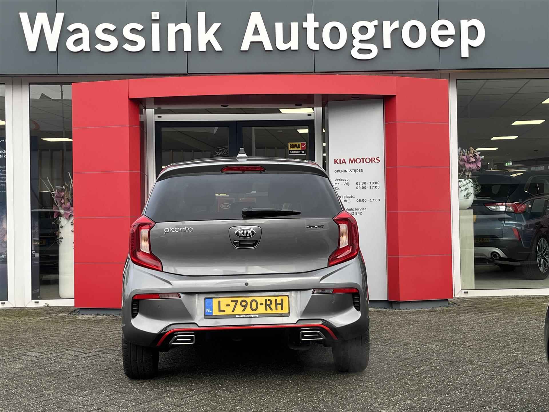 Kia Picanto 1.0 T-GDi 100pk 5-zits GT-Line | Verwarmbare stoel en stuur | Navigatie | Camera | Apple Carplay | Climate Control | Keyless Entry | Schuifdak | - 9/26