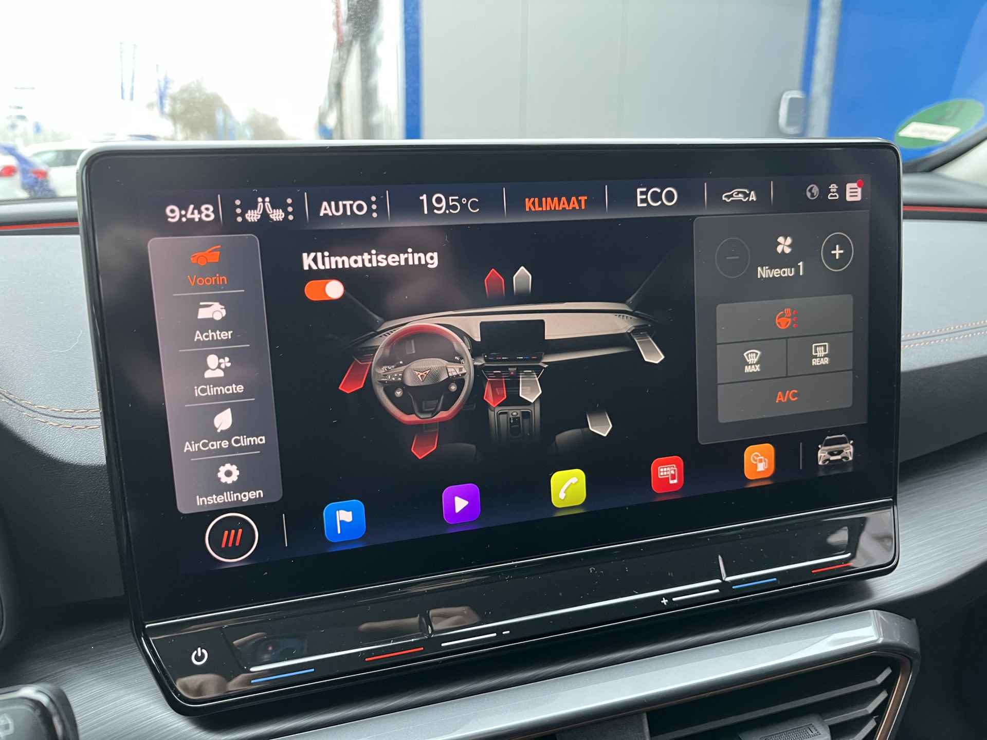 CUPRA Formentor 1.4 e-Hybrid Adrenaline / AUTOMAAT/ PARK. SENSOREN/ MATRIX/ DODE HOEK/ STOEL-STUUR VERWARM./ KEYLESS/ ADAPT. CRUISE/ APP CONNECT/ NAVI/ CLIMA/ DAB - 13/31