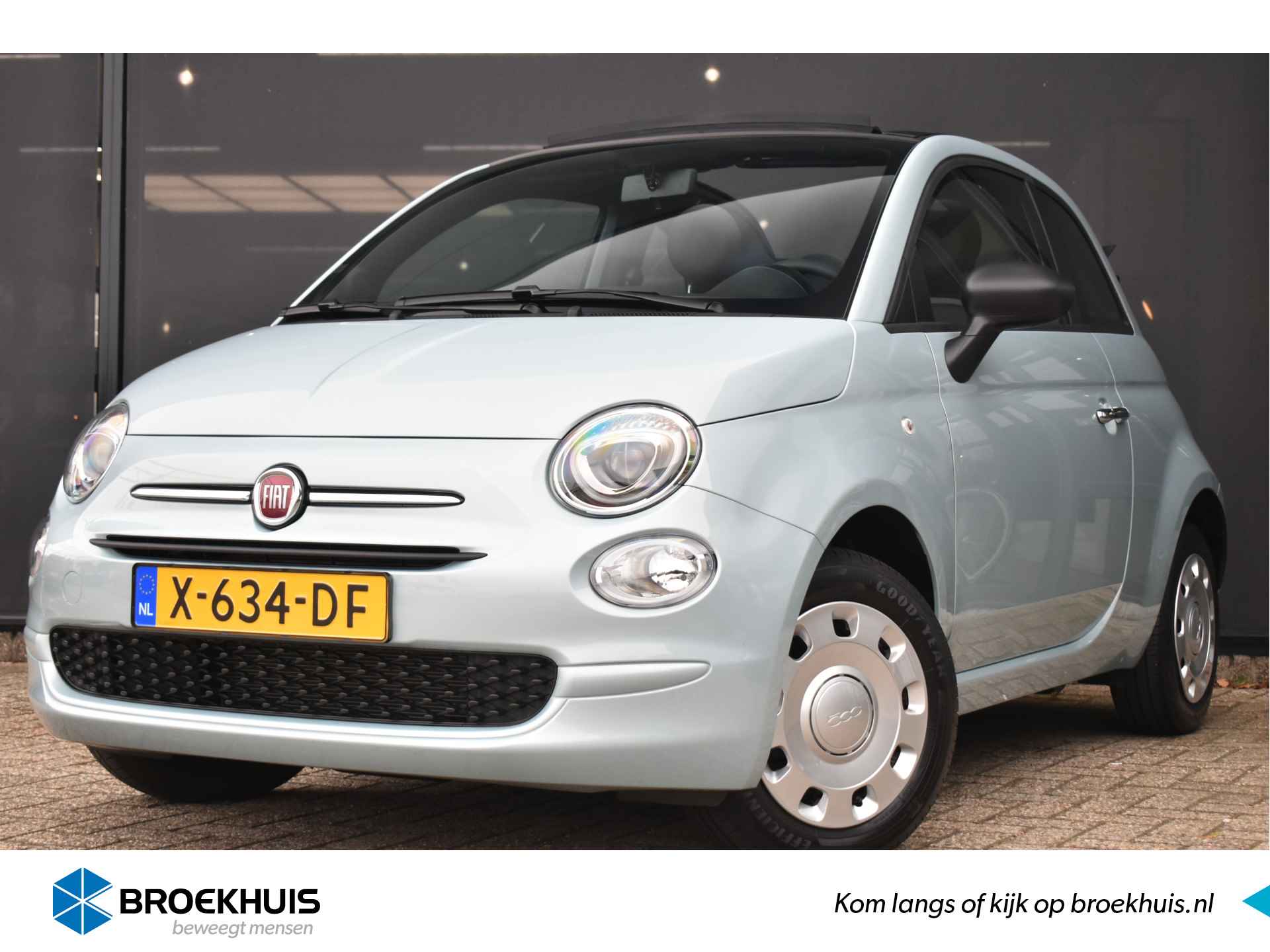 Fiat 500 Cabrio 1.0 Hybrid | Navigatie by App | Nieuwstaat! | Airco | Apple Carplay | Android Auto | Bluetooth-Telefoonverbinding | !! - 1/37