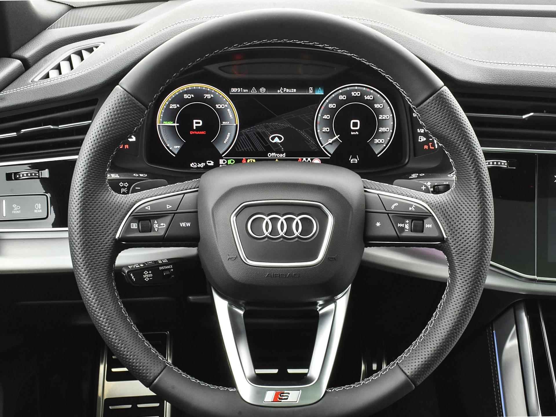 Audi Q8 55 TFSI e quattro Pro Line S | Glazen panoramadak | Comfortsleutel | B&O sound system | - 17/35