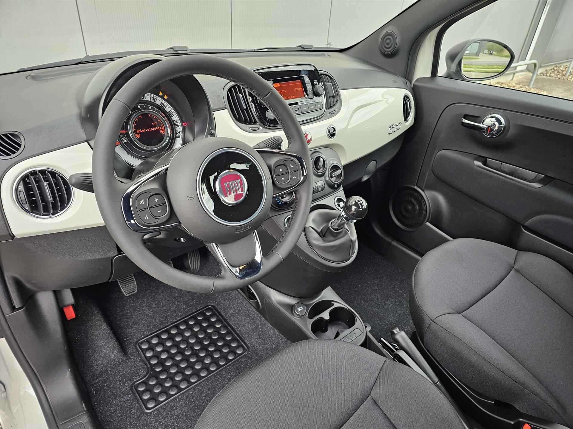 Fiat 500c 70pk Hybrid Urban | Airco | Bluetooth| Uit voorraad leverbaar! - 10/36