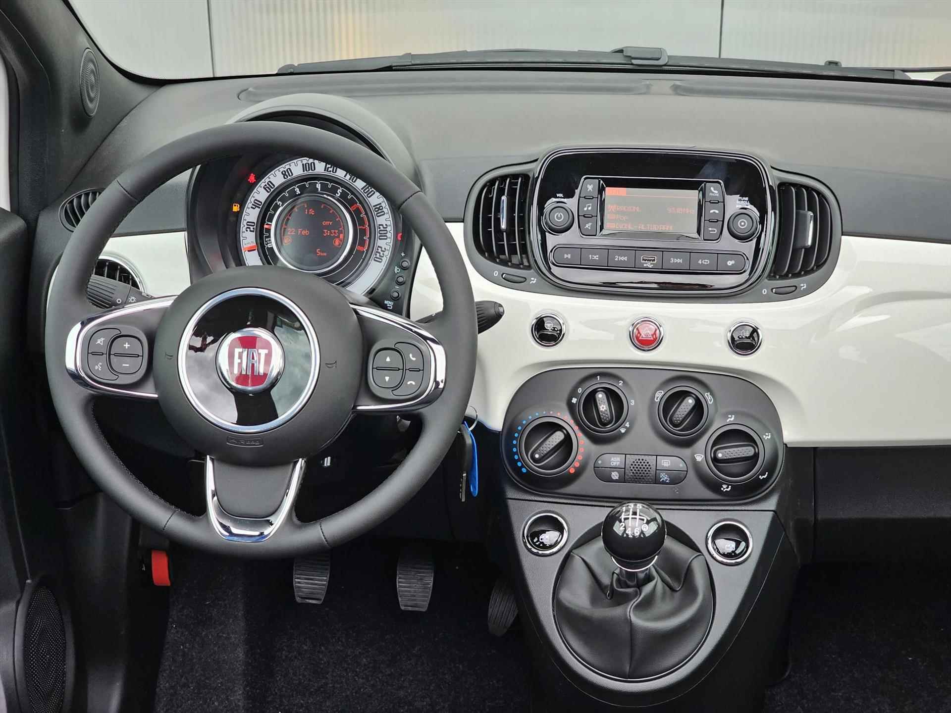 Fiat 500c 70pk Hybrid Urban | Airco | Bluetooth| Uit voorraad leverbaar! - 12/36