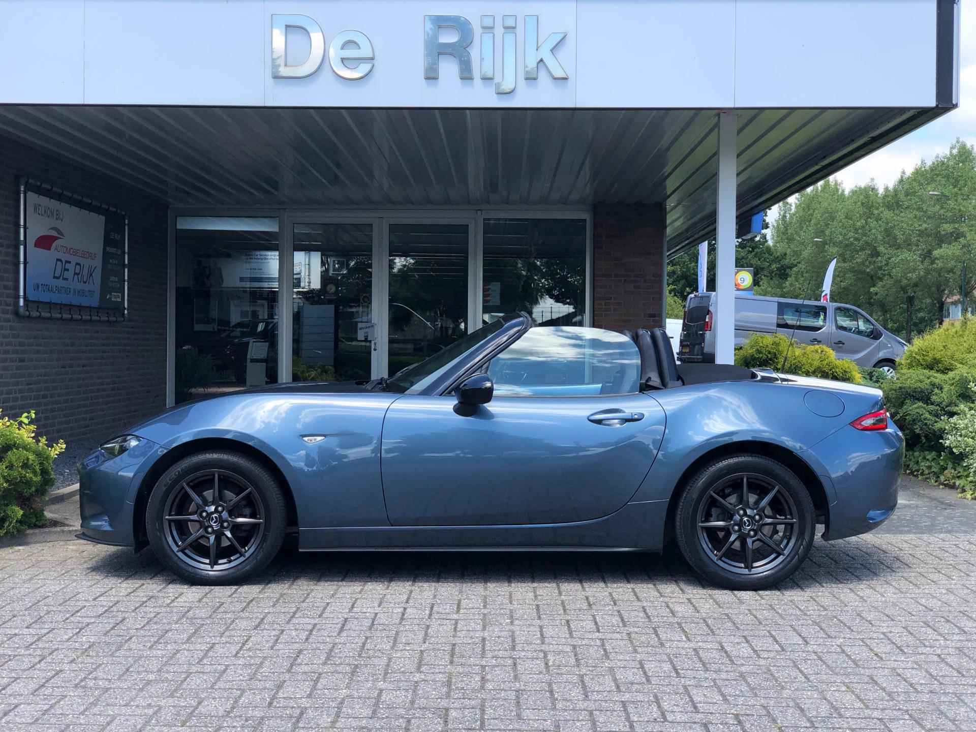 Mazda MX-5 1.5 SkyActiv-G 131 GT-M | Leder, Stoelverw., Climate, Cruise | Dealeronderhouden | 'Blue Reflex' | - 3/29