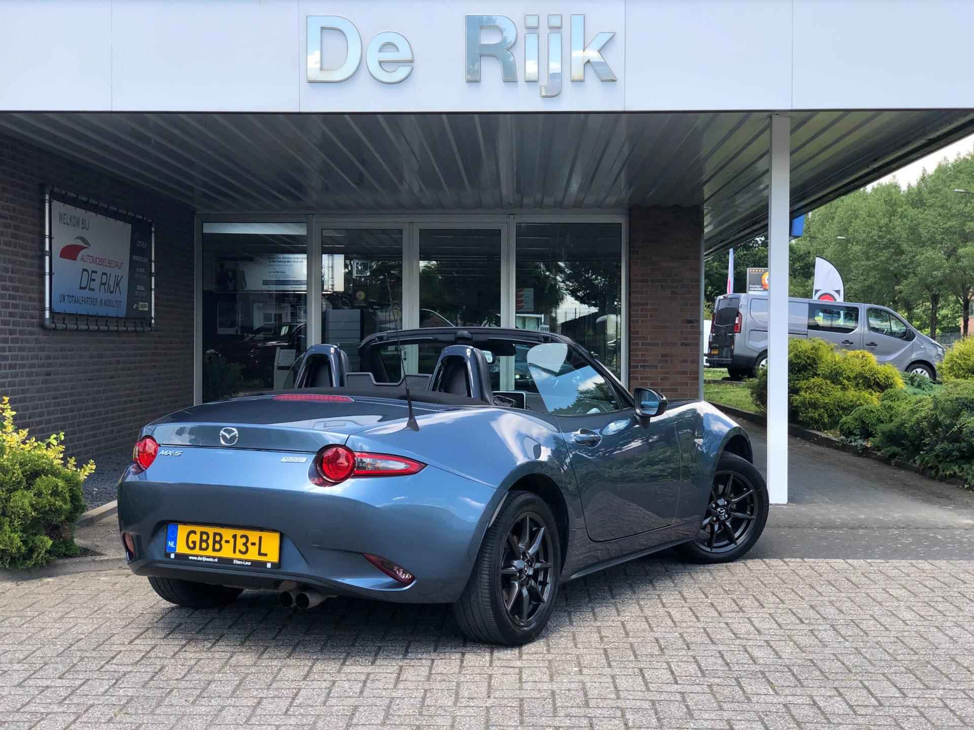 Mazda MX-5 1.5 SkyActiv-G 131 GT-M | Leder, Stoelverw., Climate, Cruise | Dealeronderhouden | 'Blue Reflex' | - 6/29