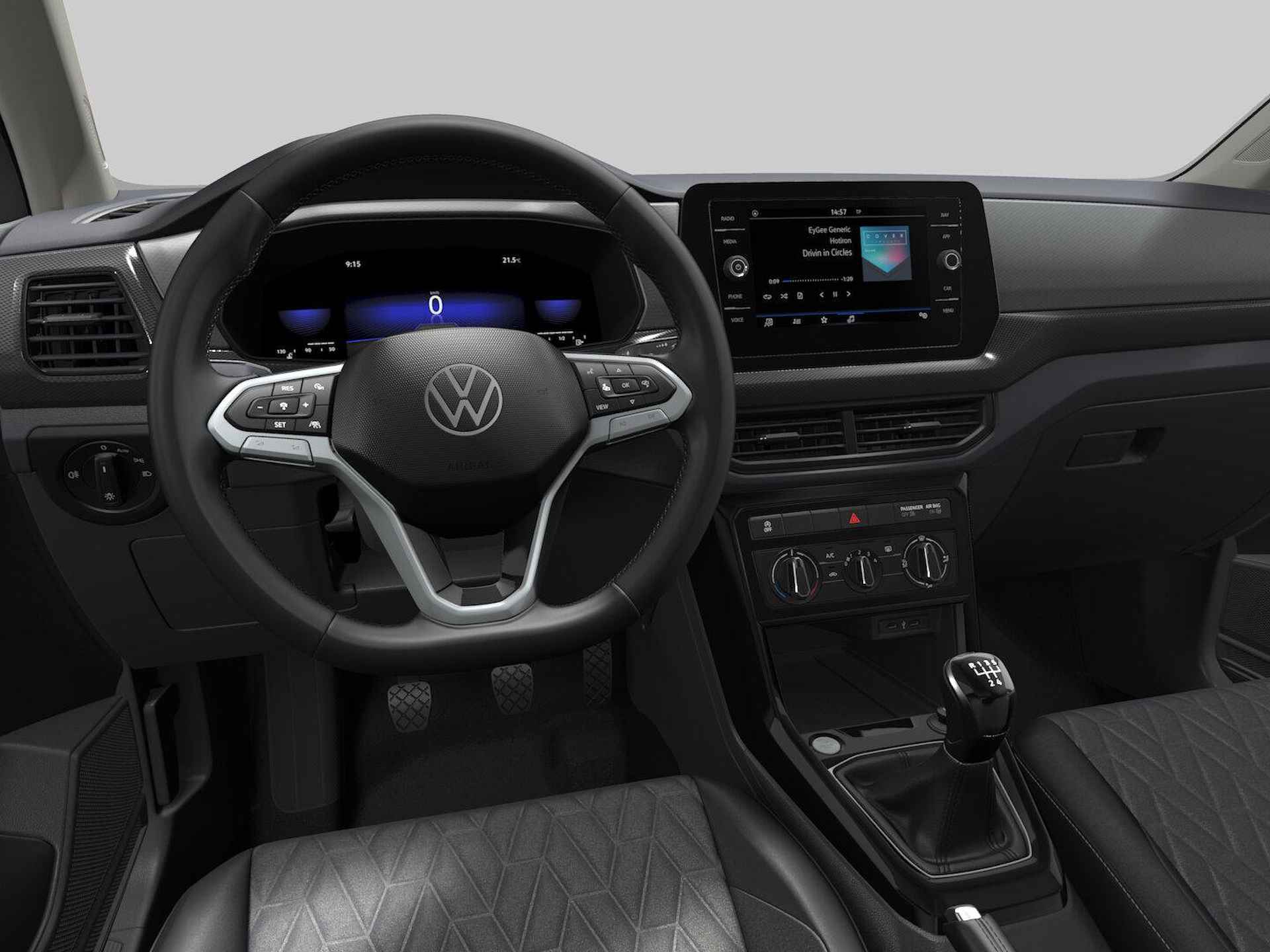 Volkswagen T-Cross Life Edition 1.0 TSI 95 pk 5 versn. Hand · Comfort pakket · Airconditioning automatisch, 2-zone (climatronic) · Private Lease € 488 per maand · MEGA Sale - 5/7