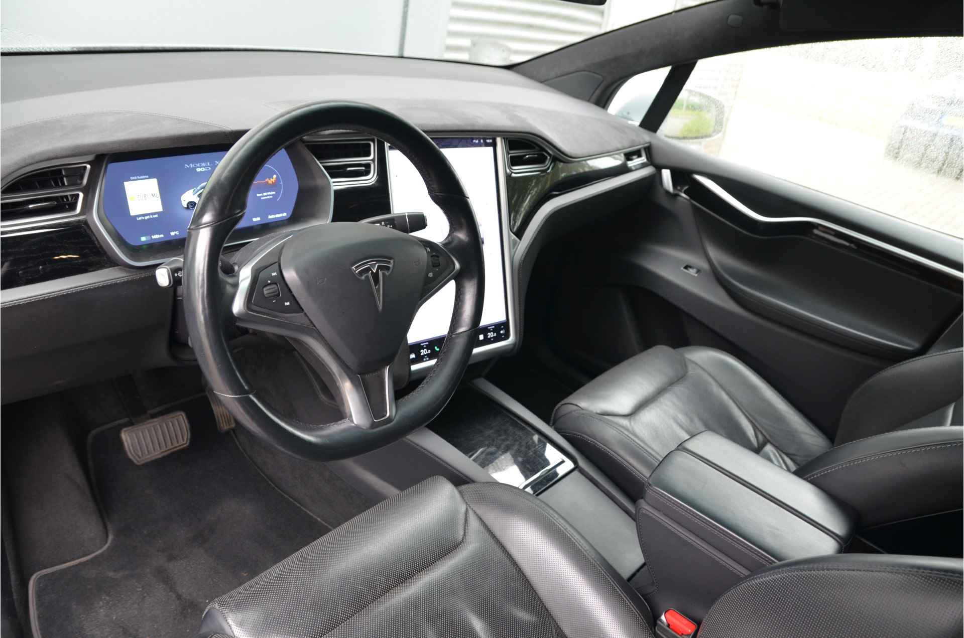 Tesla Model X 90D (4x4) 7p. AutoPilot, Free SuperCharge, 22", MARGE rijklaar prijs - 11/33