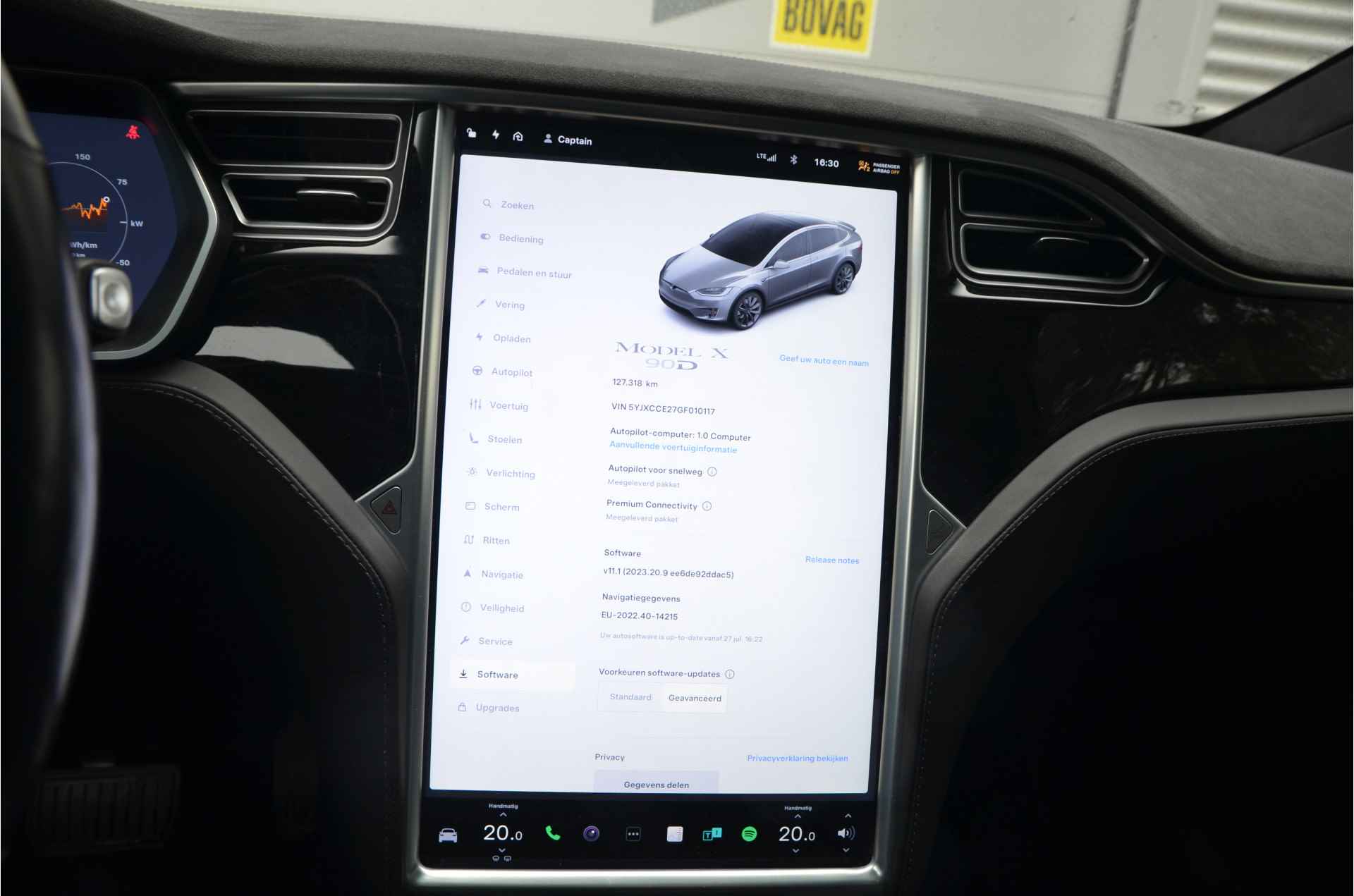 Tesla Model X 90D (4x4) 7p. AutoPilot, Free SuperCharge, 22", MARGE rijklaar prijs - 24/33