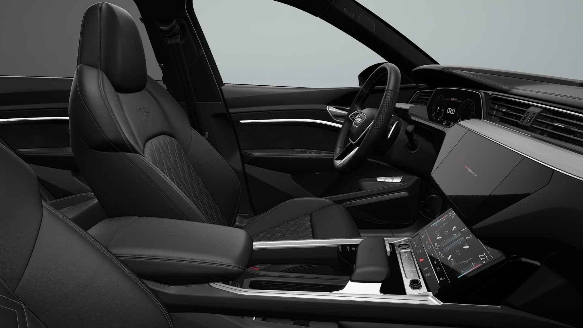 Audi Q8 Sportback e-tron S edition Competition 55 quattro 408pk | Bang & olufsen premium 3d | 22 inch velgen | Leder valcona met s-logo's | - 7/8