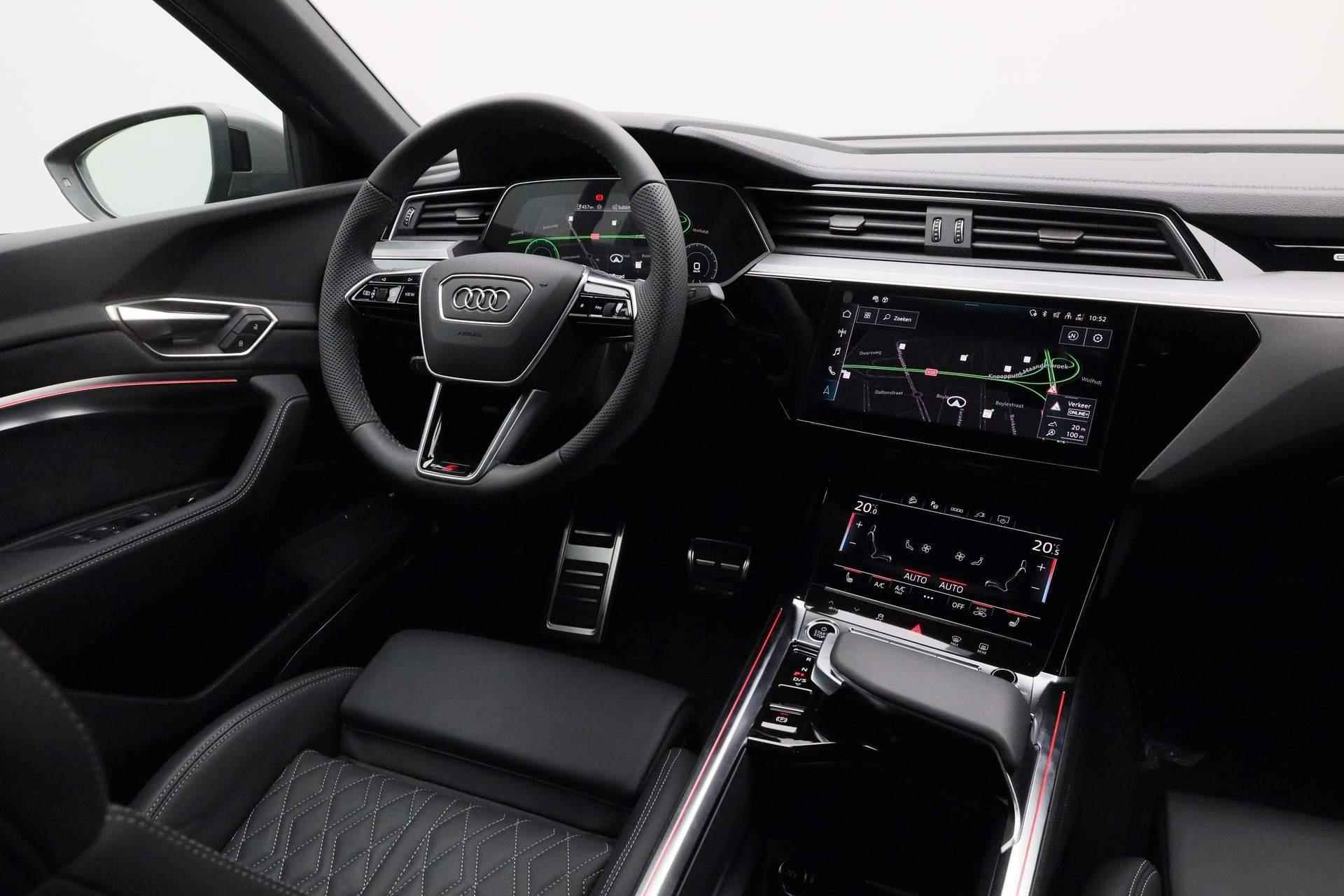 Audi Q8 Sportback e-tron S edition Competition 55 quattro 408pk | Bang & olufsen premium 3d | 22 inch velgen | Leder valcona met s-logo's - 29/48