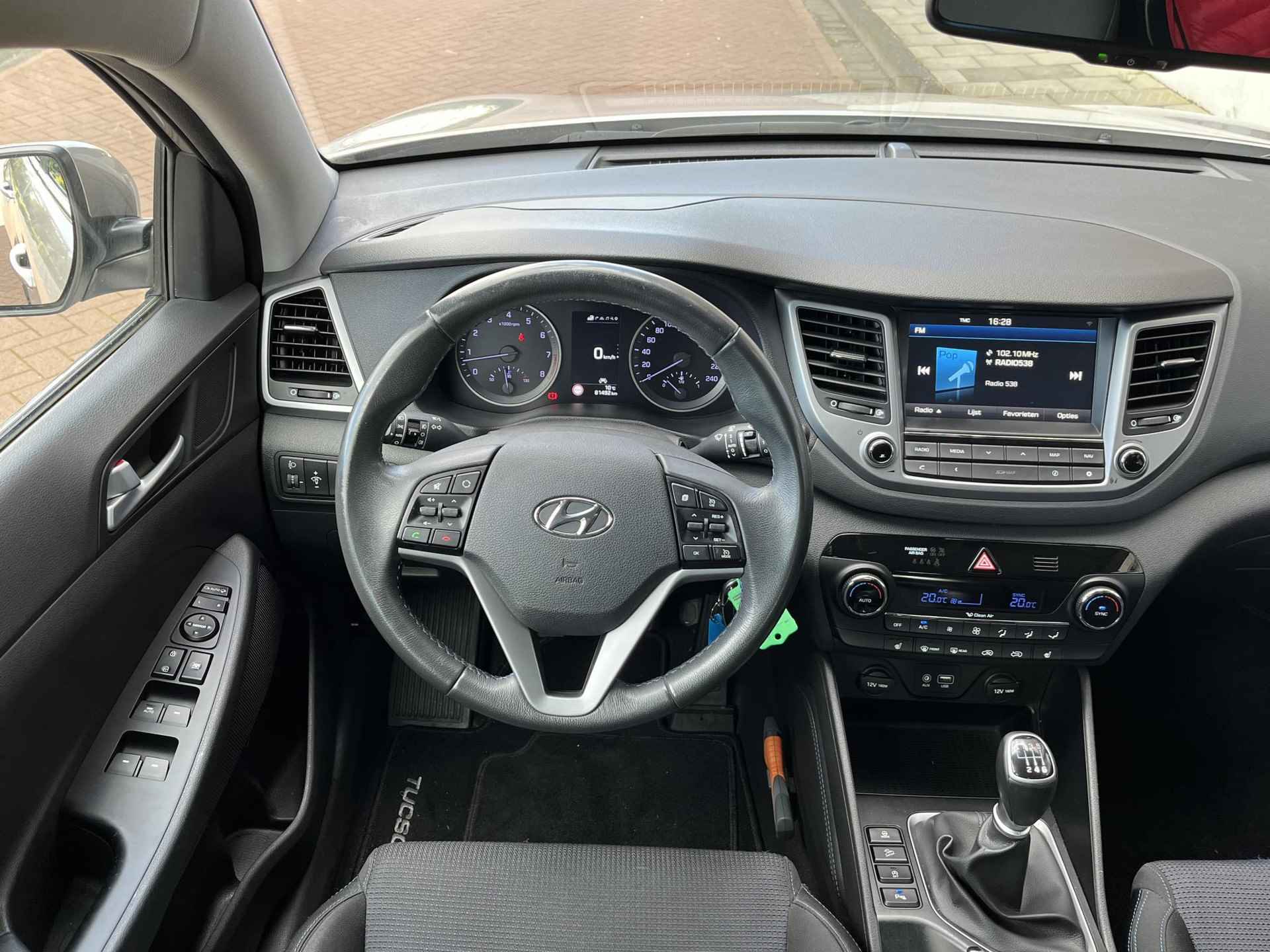 Hyundai Tucson 1.6 GDi 132 PK Comfort+ | Sidebars | Navigatie | Stoelverwarming voor & achter | Pdc+Camera | 18''Lmv Two-tone | - 12/41