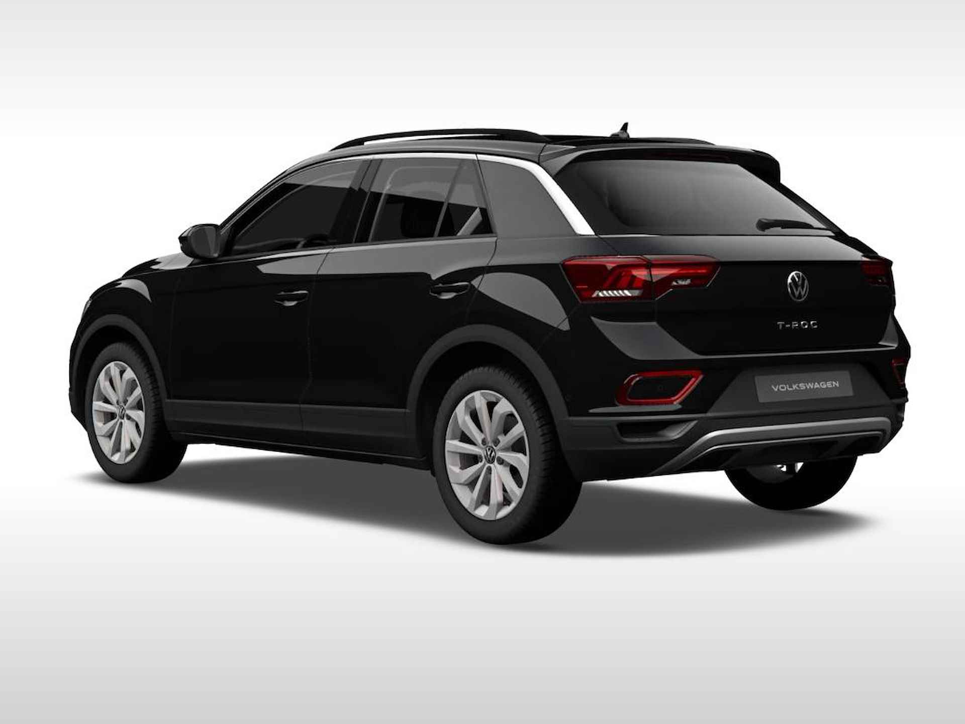 Volkswagen T-Roc Life Edition 1.0 TSI 116 pK 6 versn. Hand  · Airconditioning automatisch, 2-zone (climatronic) · Private lease € 528 per maand · MEGA Sale - 3/7