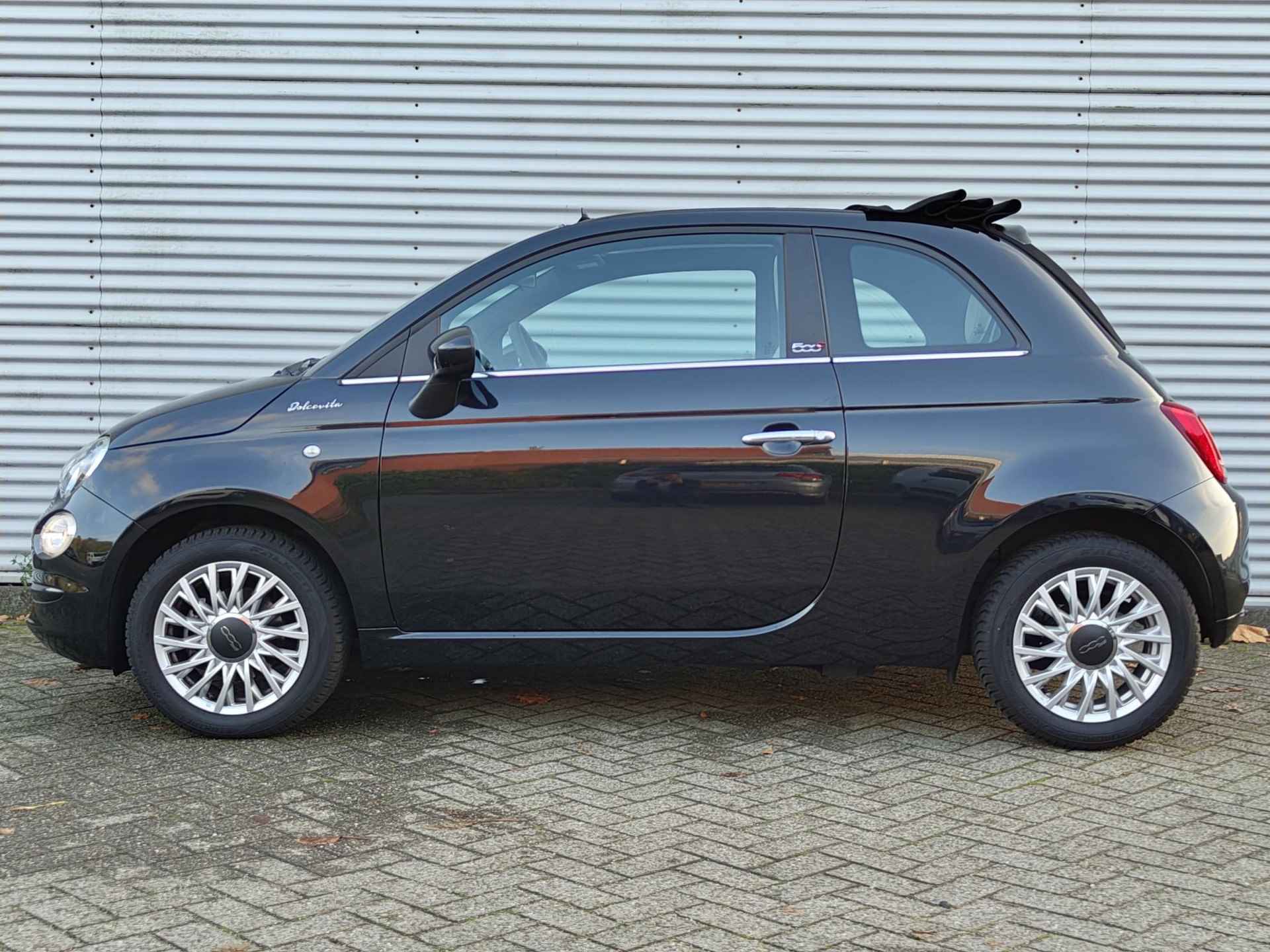 Fiat 500C Cabrio Dolcevita 1.0 GSE Hybrid 70pk H6 | AIRCO | DAB | LM-VELGEN | PARKEERSENSOREN | TOUCHSCREEN | - 15/55