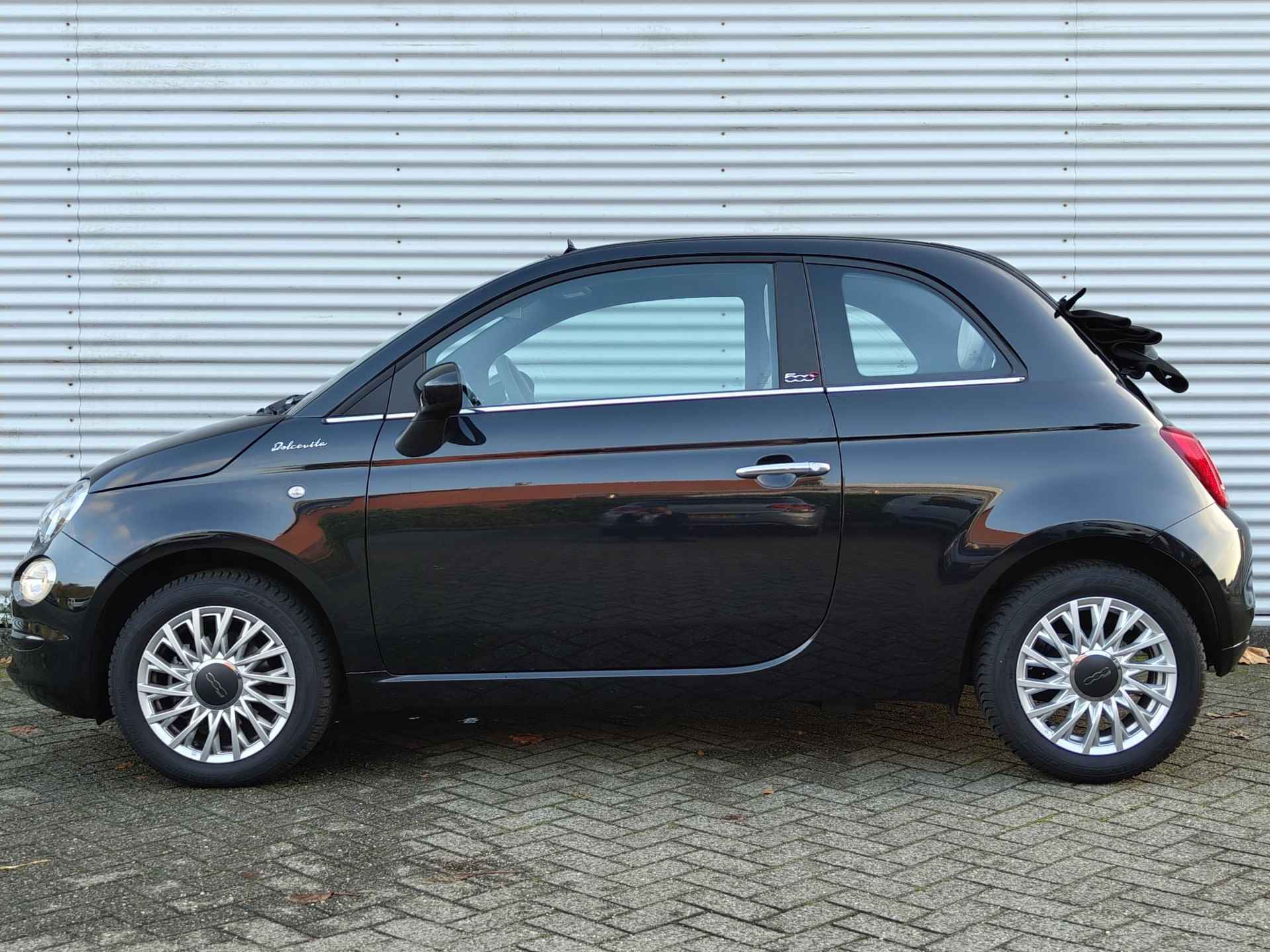 Fiat 500C Cabrio Dolcevita 1.0 GSE Hybrid 70pk H6 | AIRCO | DAB | LM-VELGEN | PARKEERSENSOREN | TOUCHSCREEN | - 16/55