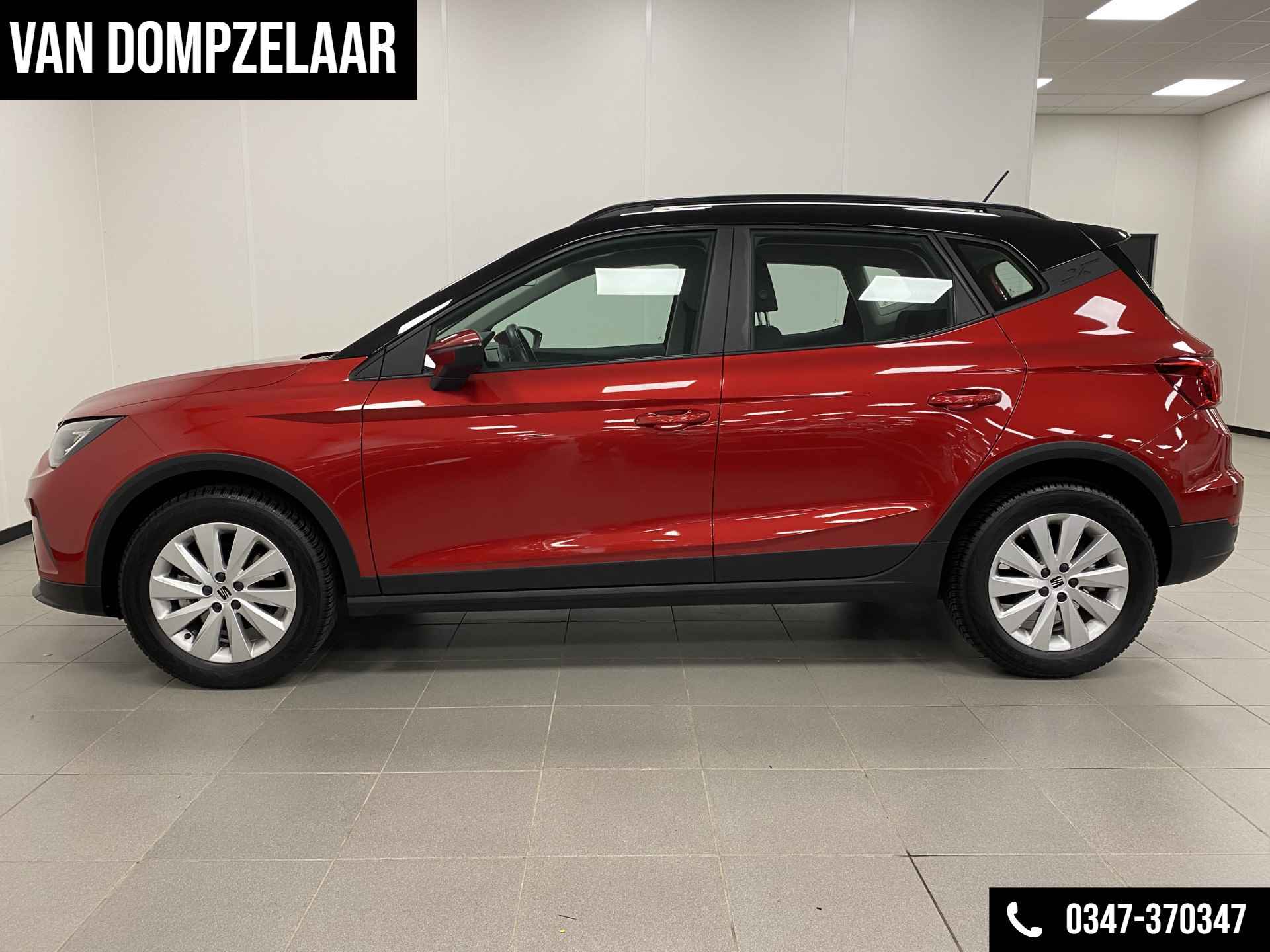 SEAT Arona 1.0 TSI Style DSG AUTOMAAT / 110PK / FACELIFTMODEL / CARPLAY / STOELVERW. / - 24/42