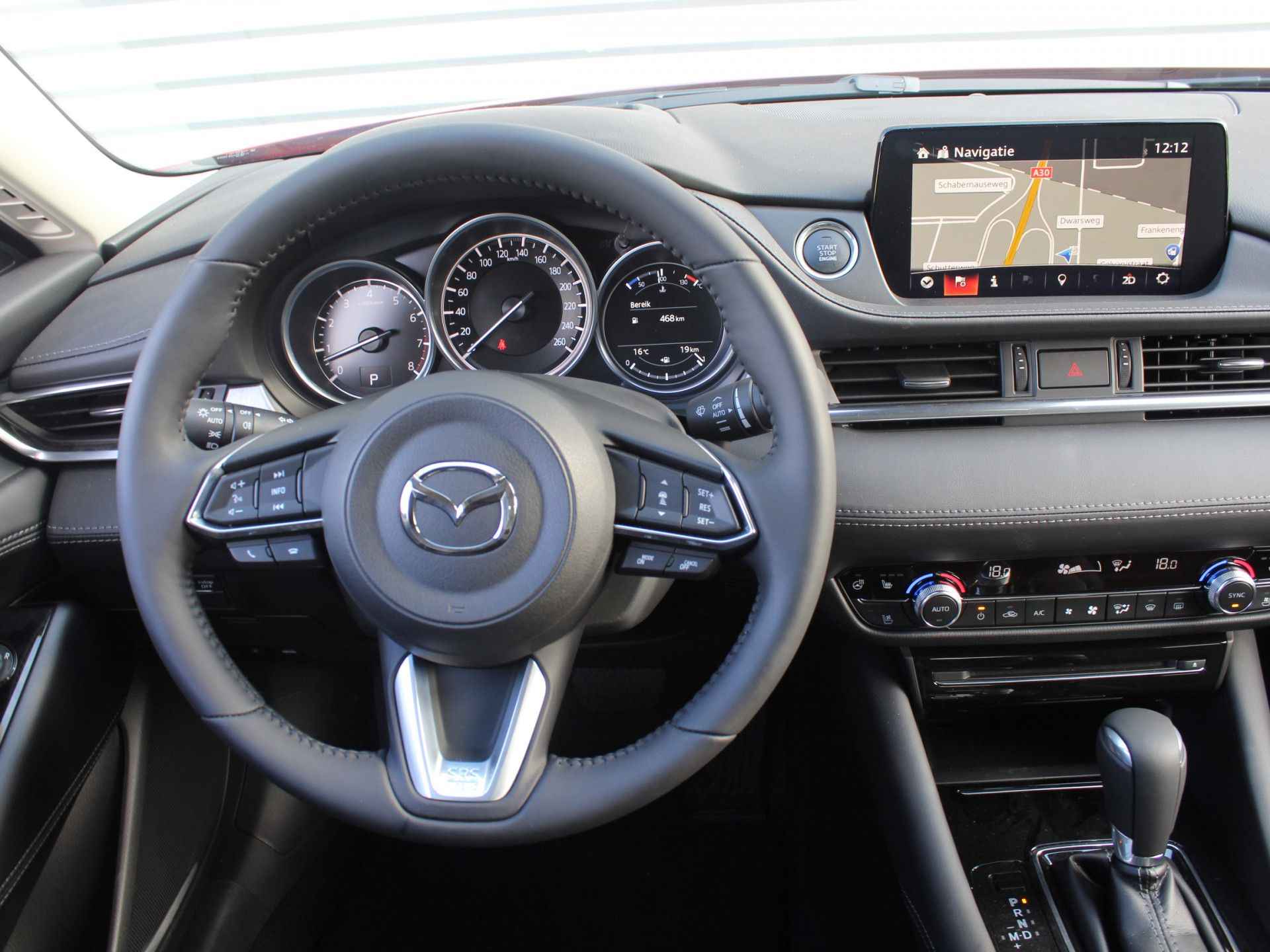 Mazda 6 2.0 SkyActiv-G 6AT Business Comfort | BTW Auto | Leder | Bose Audio | Cruise | Clima | 17" LM Velgen | - 10/36