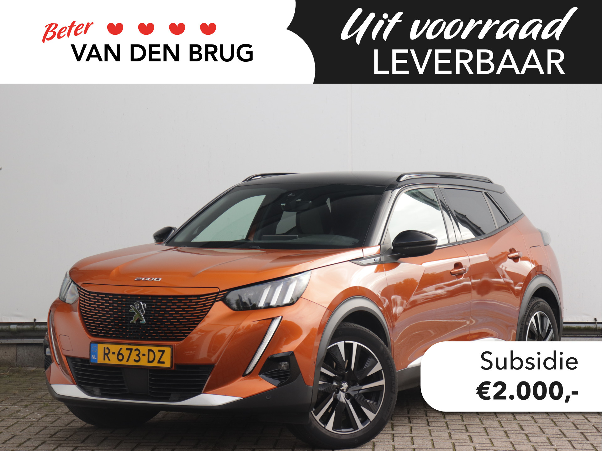 Peugeot e-2008 EV GT 50 kWh Stoelverwarming | ACC | Keyless | Camera | Dodehoekdetectie | BTW-Auto |