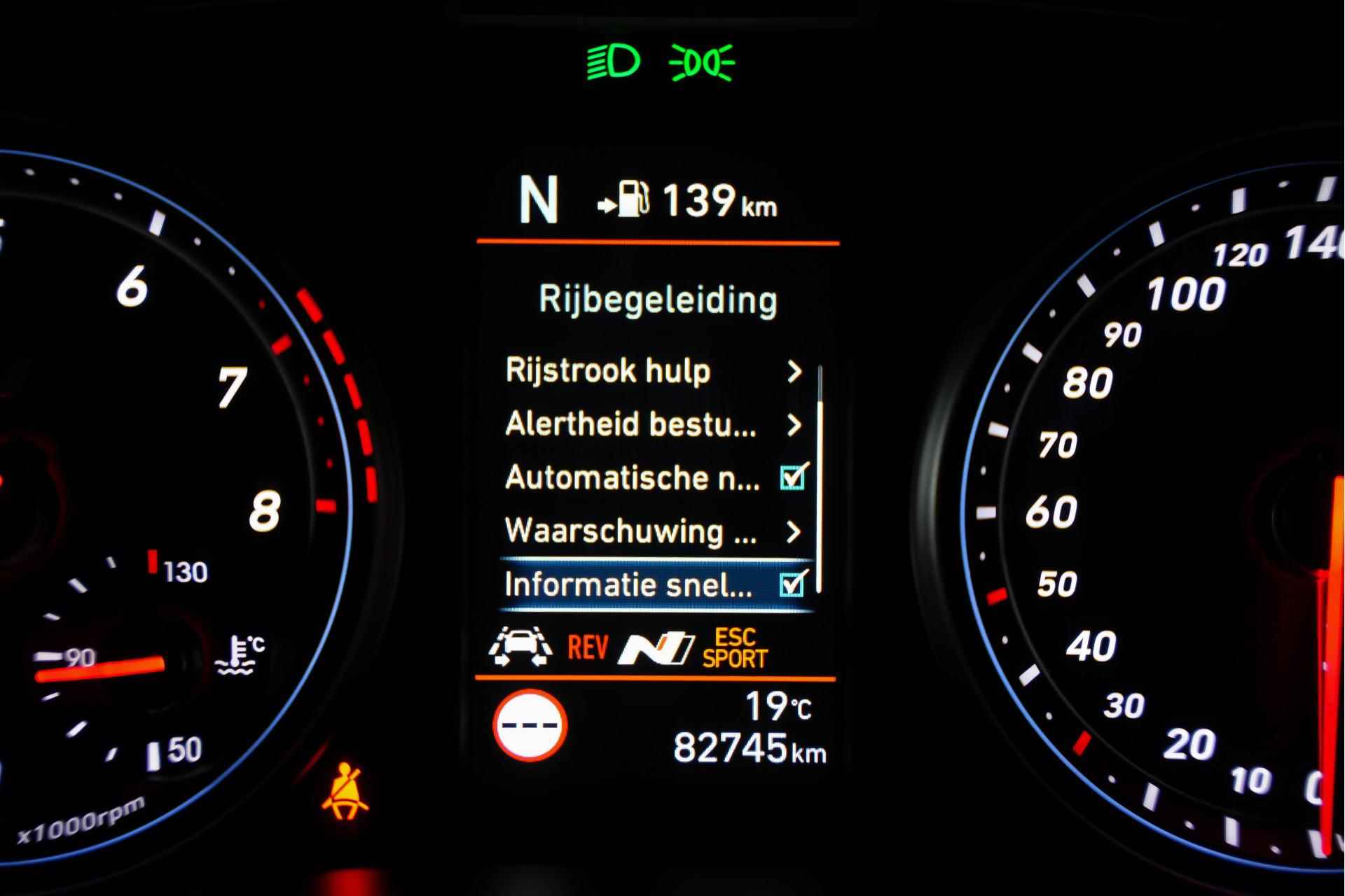 Hyundai i30 2.0 275pk T-GDI N1 Performance |cruise control|LSD|parkeersensoren en camera|Apple carplay & Android auto|stoelverwarming|19"| - 25/34