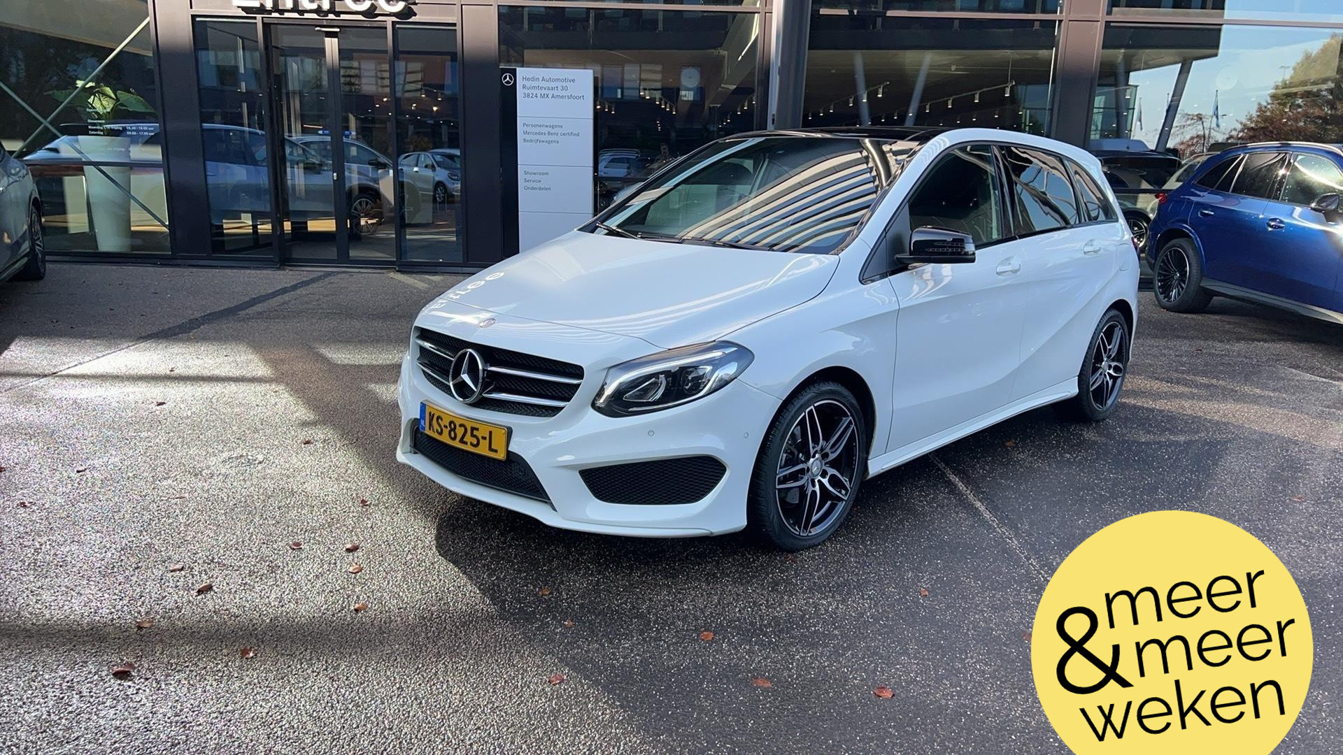 Mercedes-Benz B-klasse B 180 Automaat AMG Line | AMG Exclusiefpakket | Nightpakket | Ambition Pakket | Panoramadak | Memory | Sfeerverlichting | LED | Stoelverwarming | Parkpilot