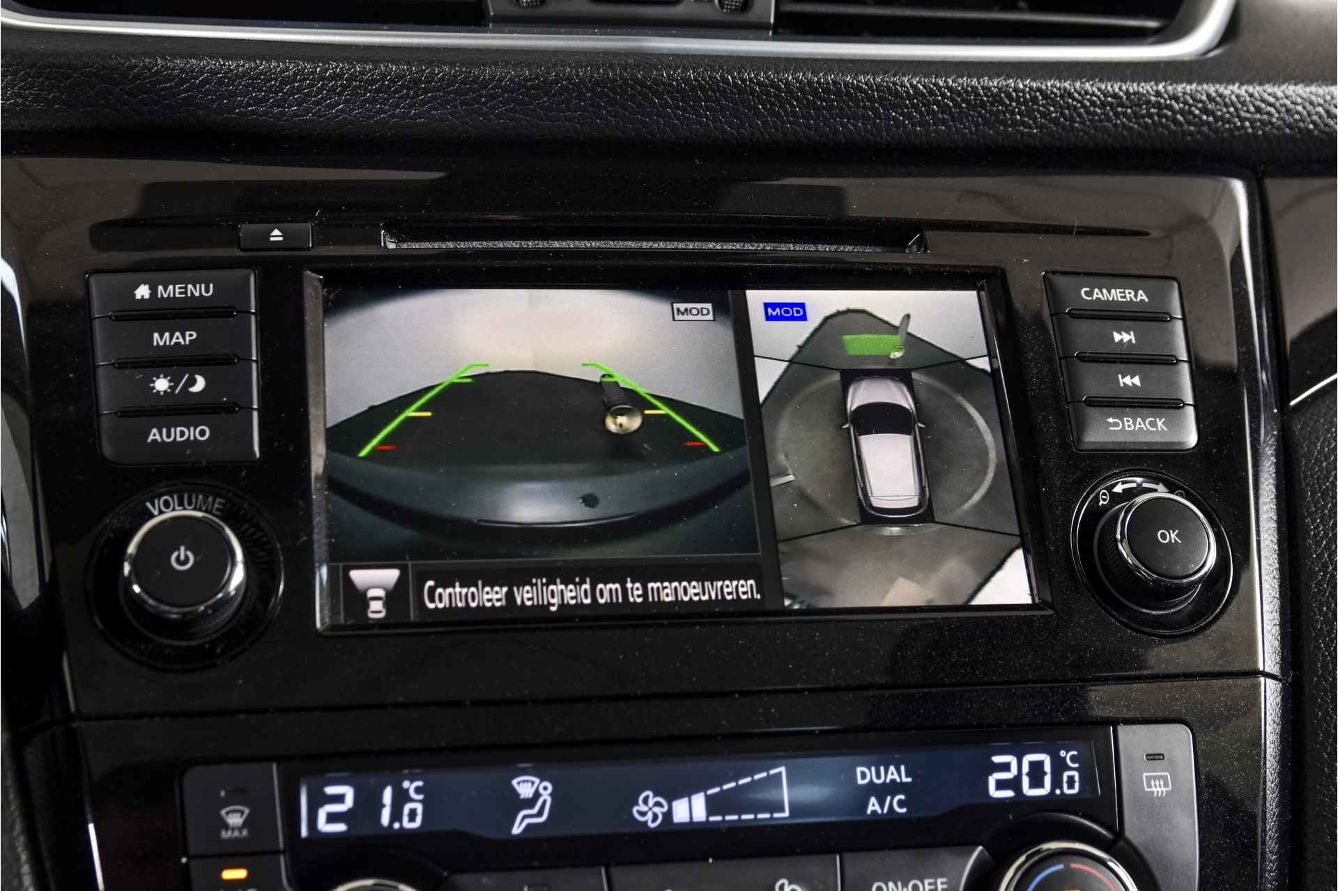 Nissan QASHQAI 1.3 DIG-T 140 PK N-Connecta | Pano | Cruise | Stoel.verw. | 360 Camera | PDC | NAV + App Connect | DAB | Auto.Airco | LM 18'' | - 20/54