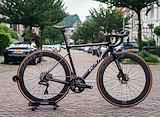 Isaac Element, DA DI2. Fore 6 Crystal Chrome Black XL 2023