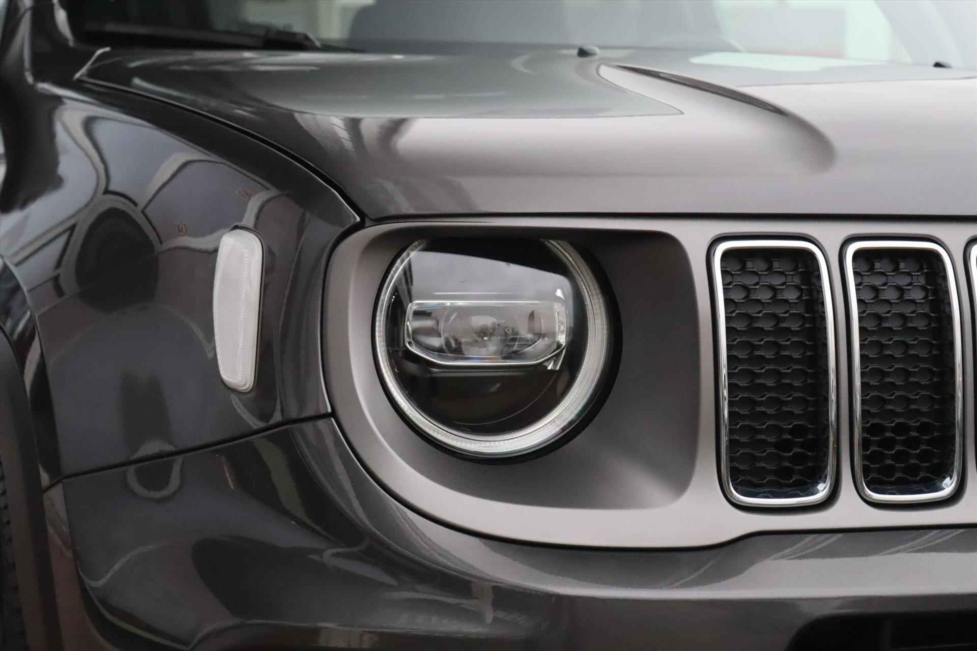 Jeep Renegade 1.3T 150PK AUTOMAAT FREEDOM Panodak | Navi | Adapt.Cruise | Trekhaak | Leer | Dodehoek | Keyless | Led | 19 Inch Lm | - 14/64