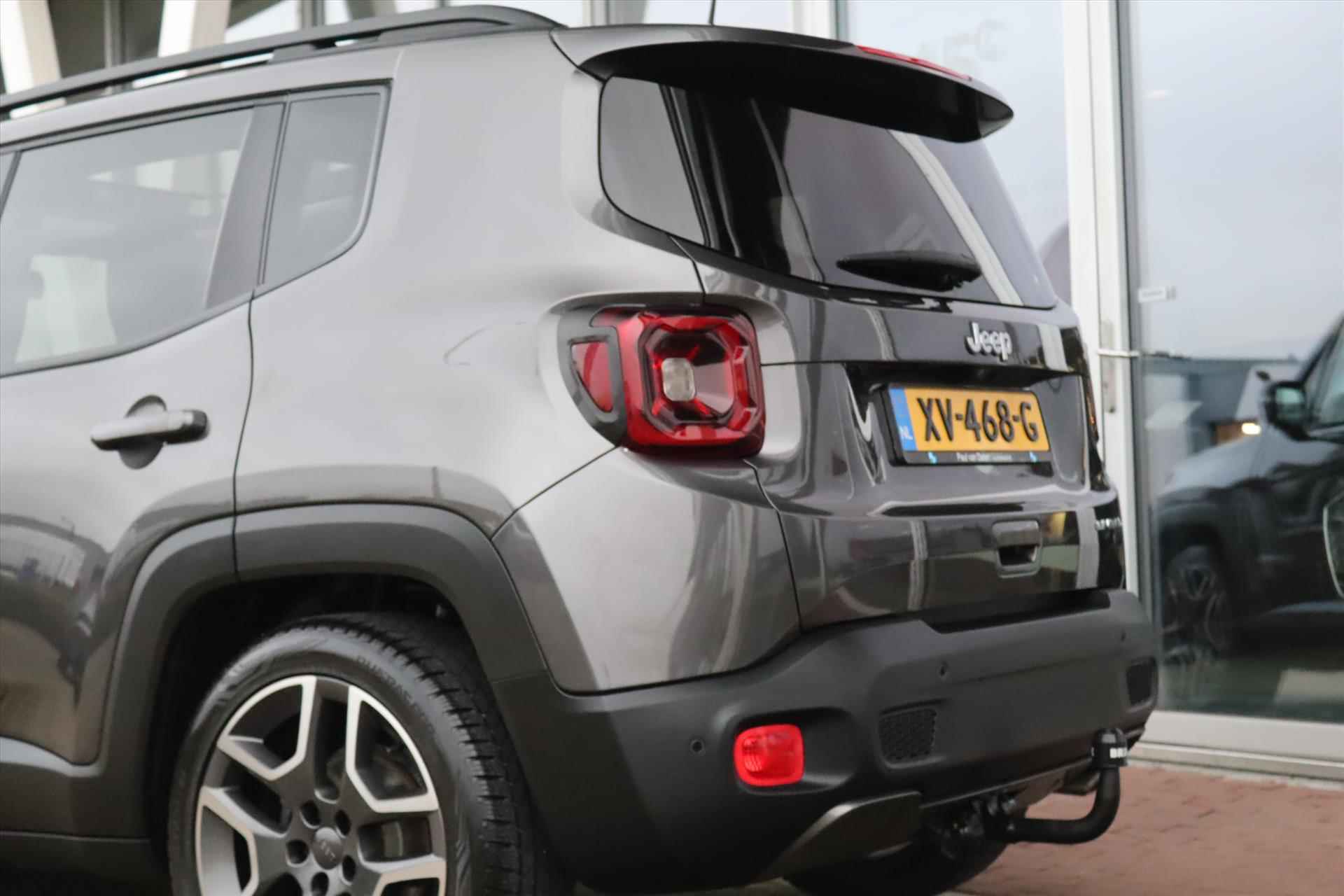 Jeep Renegade 1.3T 150PK AUTOMAAT FREEDOM Panodak | Navi | Adapt.Cruise | Trekhaak | Leer | Dodehoek | Keyless | Led | 19 Inch Lm | - 15/64