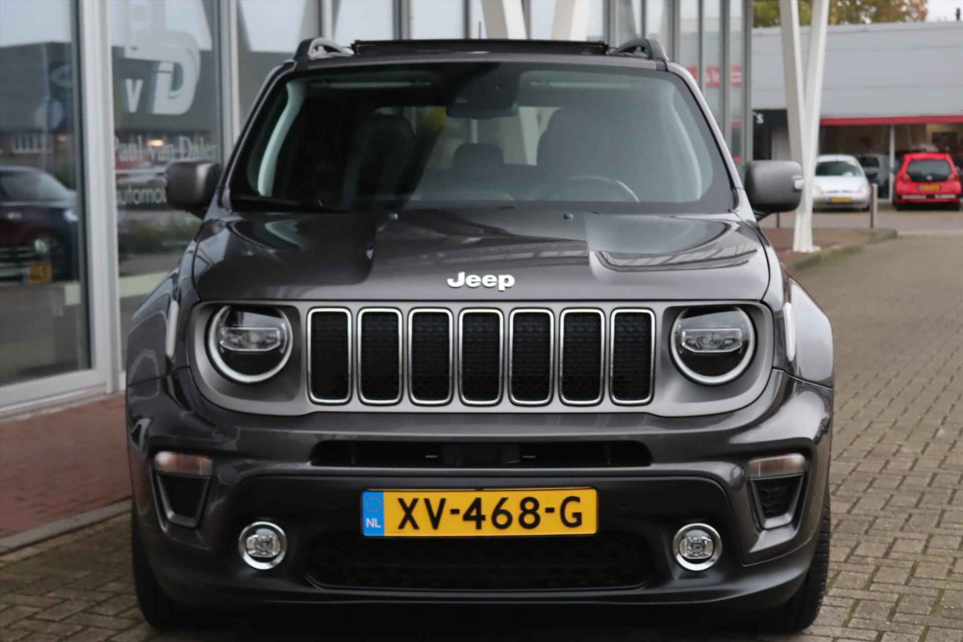 Jeep Renegade 1.3T 150PK AUTOMAAT FREEDOM Panodak | Navi | Adapt.Cruise | Trekhaak | Leer | Dodehoek | Keyless | Led | 19 Inch Lm | - 46/64