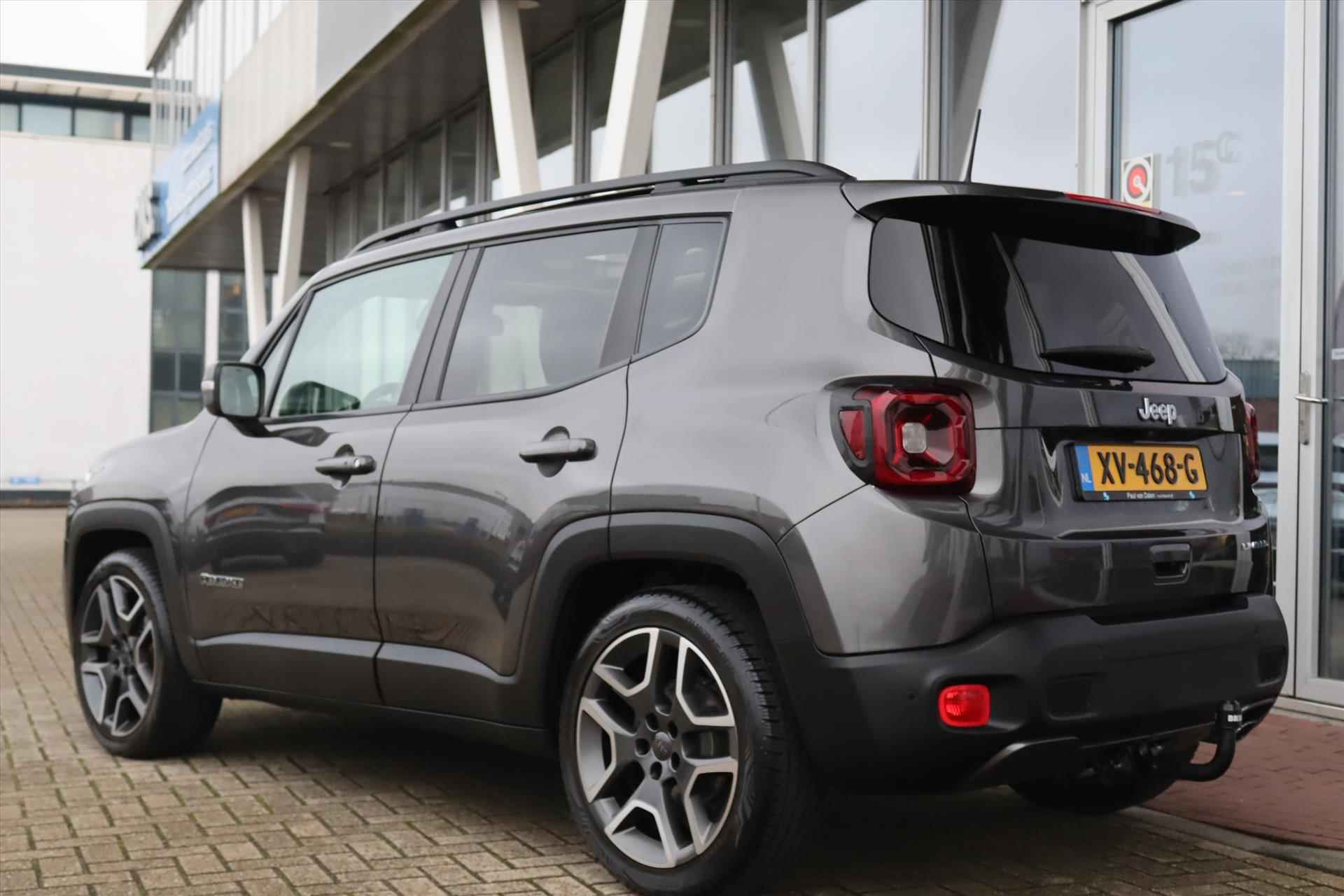 Jeep Renegade 1.3T 150PK AUTOMAAT FREEDOM Panodak | Navi | Adapt.Cruise | Trekhaak | Leer | Dodehoek | Keyless | Led | 19 Inch Lm | - 48/64