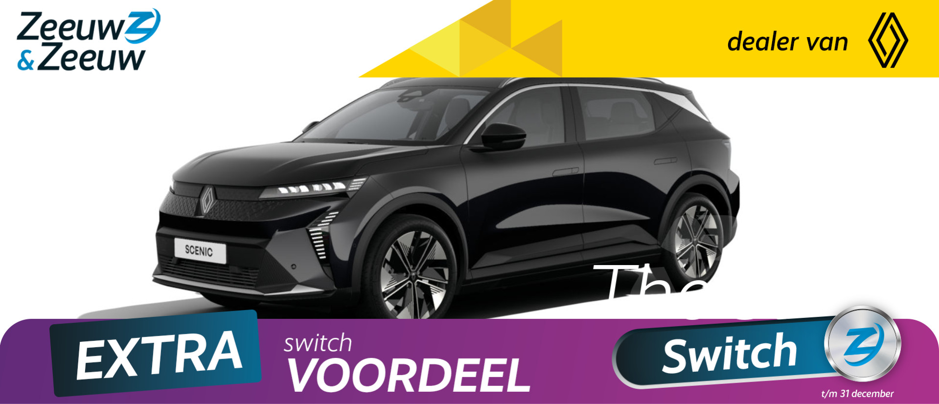 Renault Scenic E-Tech EV60 comfort range techno | Uit Voorraad Leverbaar | Financiering tegen 1,9% Rente | Elektrisch Verwarmbaar Stuurwiel | Dodehoek Detectie