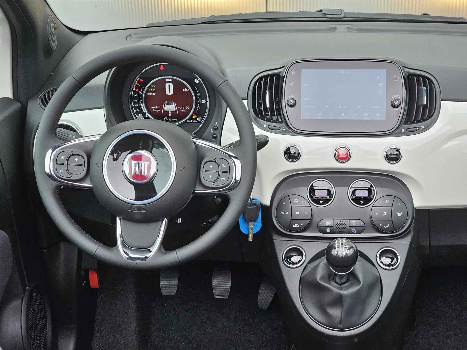 FIAT 500c 1.0 Hybrid 70pk Dolcevita Finale | Apple CarPlay / Android Auto | Cruise Control | Parkeersensoren | Uit voorraad leverbaar! - 11/40