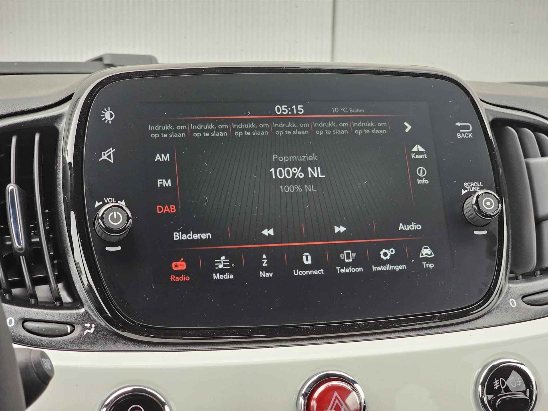 FIAT 500c 1.0 Hybrid 70pk Dolcevita Finale | Apple CarPlay / Android Auto | Cruise Control | Parkeersensoren | Uit voorraad leverbaar! - 18/40