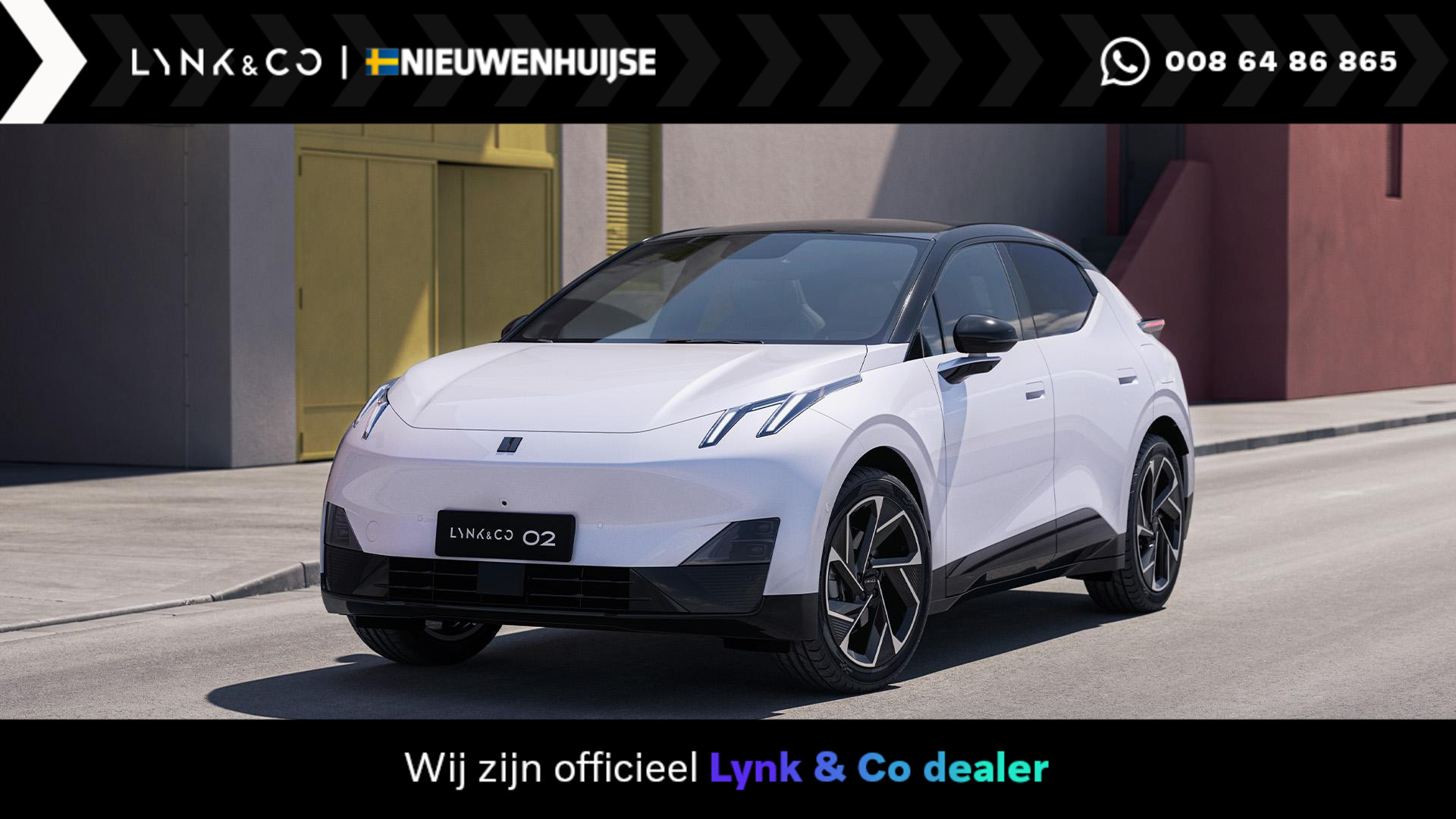 Lynk & Co 02 More 66 kWh | UIT VOORRAAD LEVERBAAR  | CRYSTAL WHITE