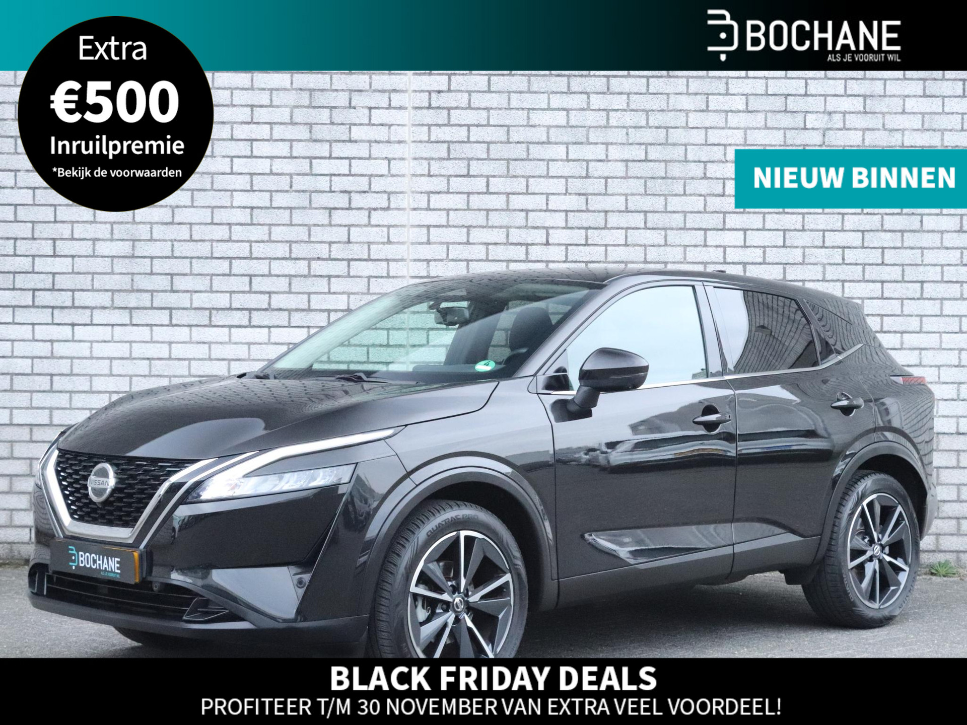 Nissan Qashqai 1.3 MHEV 140 N-Style | Trekhaak | 360° Camera | All-season banden |