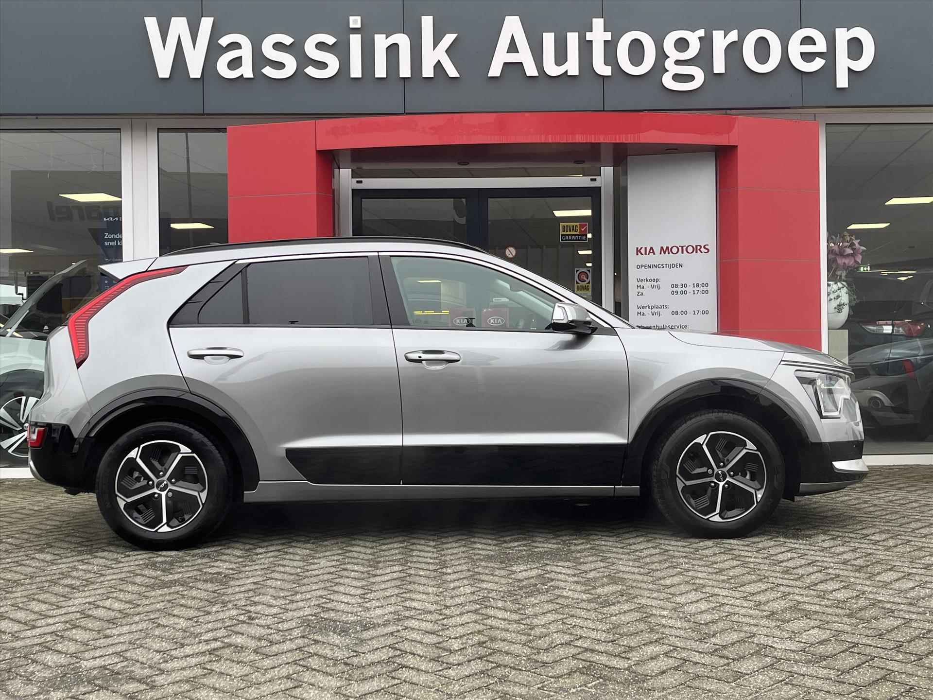 KIA Niro 1.6 GDi Hybrid 141pk DCT6 DynamicPlusLine | Lederen interiuer met verwarming | Schuifdak | Navigatie | Parkeercamera | Trekhaak | - 11/28