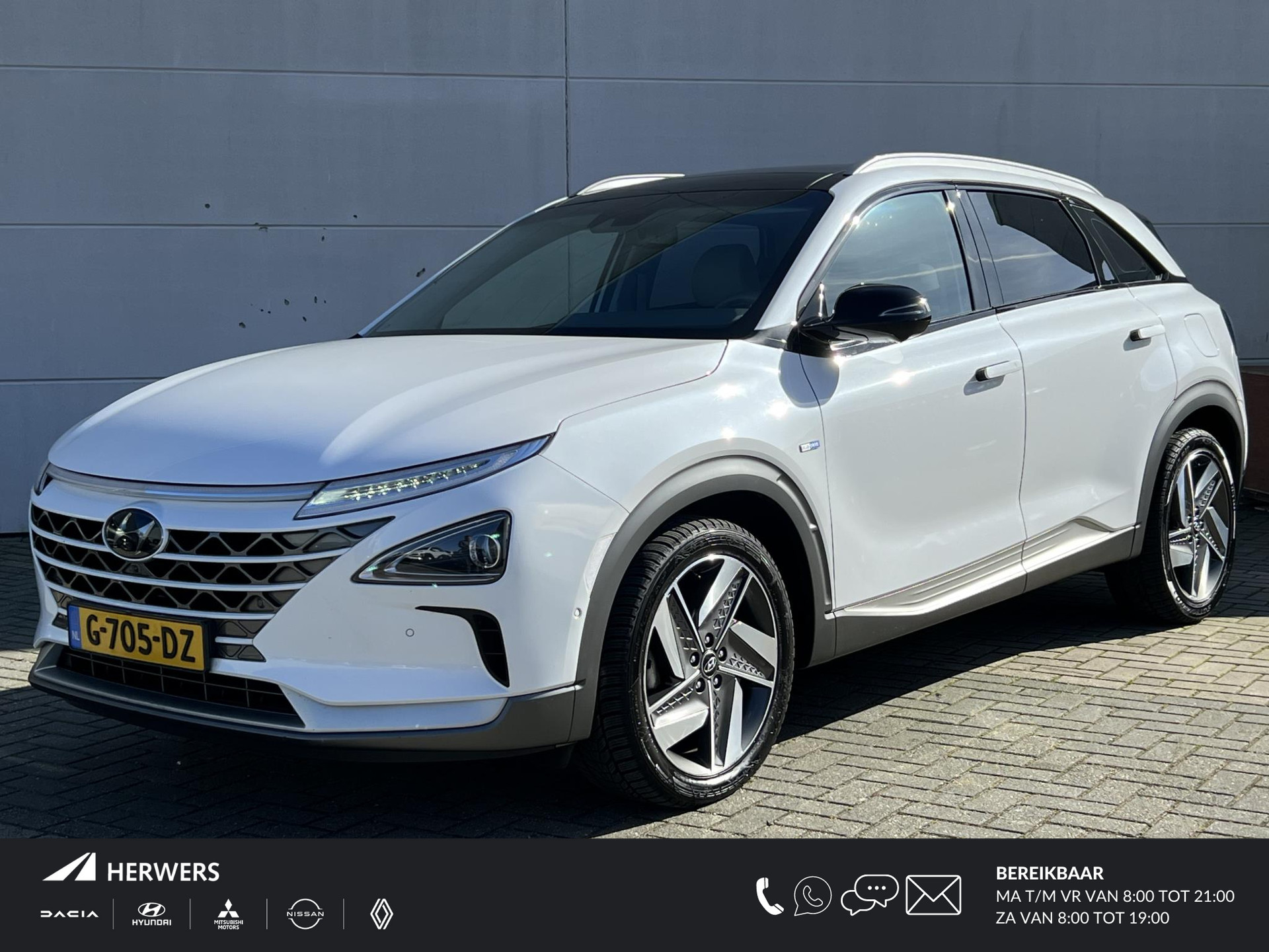 Hyundai NEXO FCEV Plus Pack / Dealer Onderhouden / Elektrisch Verkoel-, Verstel- & Verwarmbare Stoelen Voor / Schuif- & Kanteldak / 360 °C Camera / bij viaBOVAG.nl